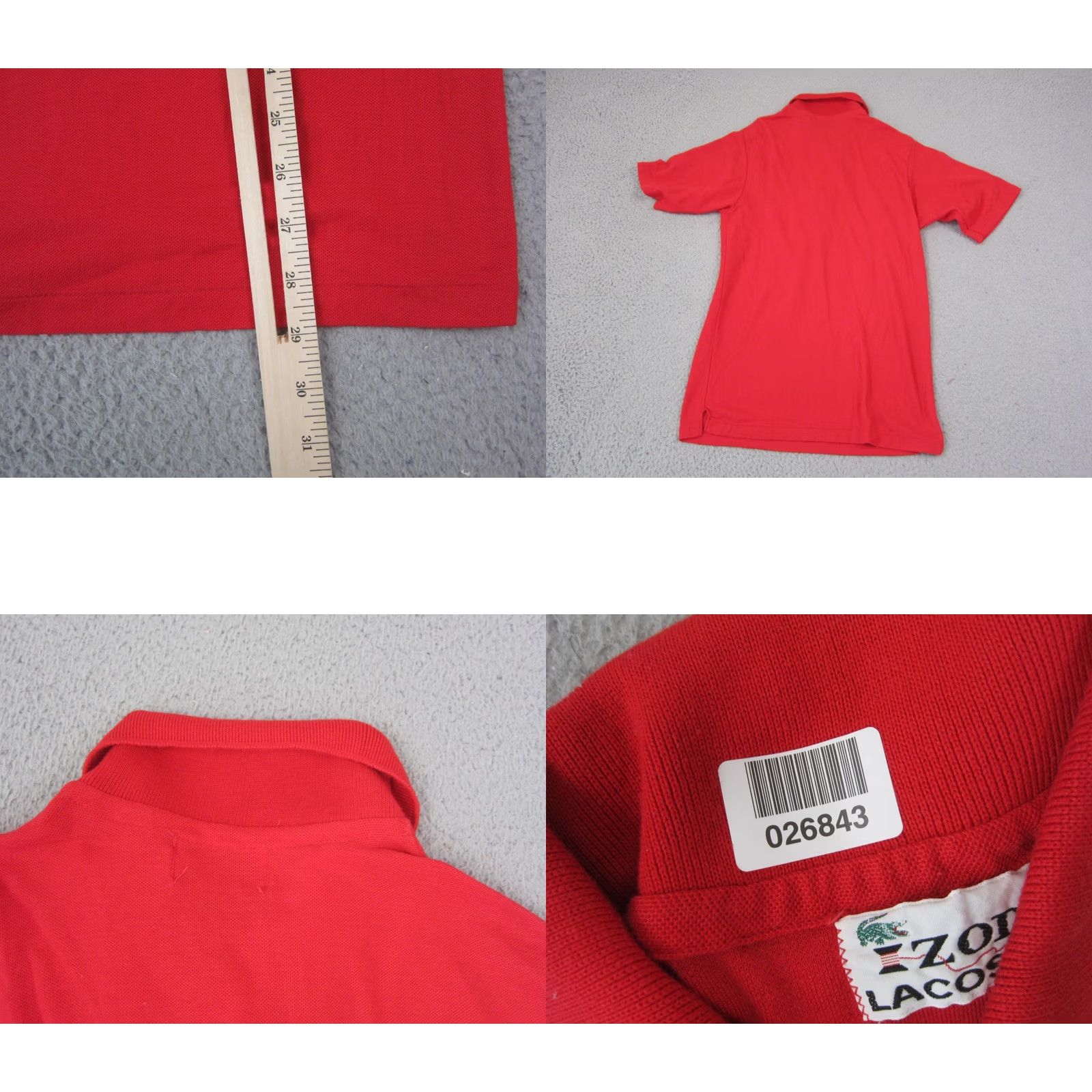 Lacoste Lacoste Polo Shirt Mens M Red Vintage 60s 70s Golf Tennis Short Sleeve Button Collared 90s Classic Shirt Mens Red Vintage Lacoste Polo Size US M / EU 48-50 / 2 - 8 Thumbnail