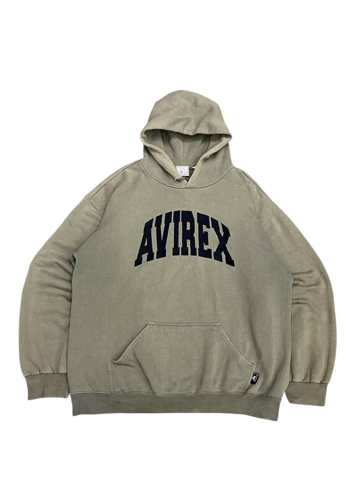 Avirex AVIREX Sunfaded Hoodie Big Spellout Grunge Vintage Size US L / EU 52-54 / 3 - 1 Thumbnail