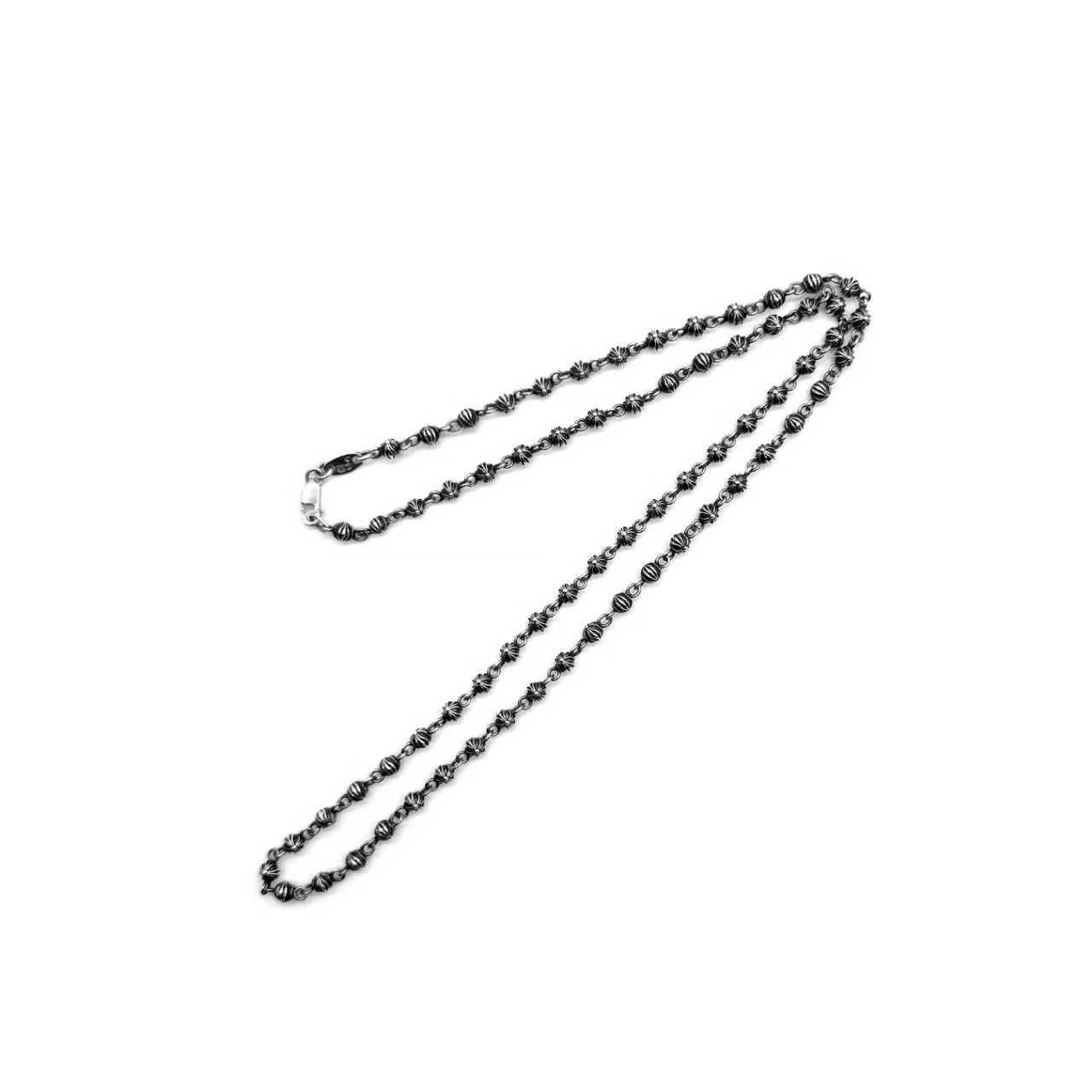 Chrome Hearts Chrome Hearts Silver Cross Ball Bead Chain Necklace Size ONE SIZE - 2 Thumbnail
