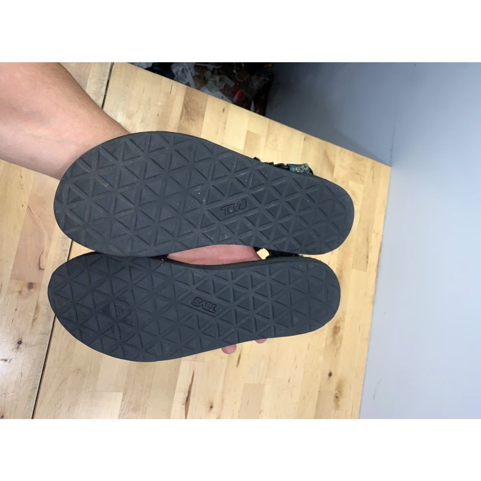 Teva Teva Original Universe Wildflower Sandals Womens US 10 UK 8 EU 41 Japan 27 Black Floral Strappy Sandal Womens 10 Teva Original Universal Size US 8 / IT 38 - 4 Thumbnail