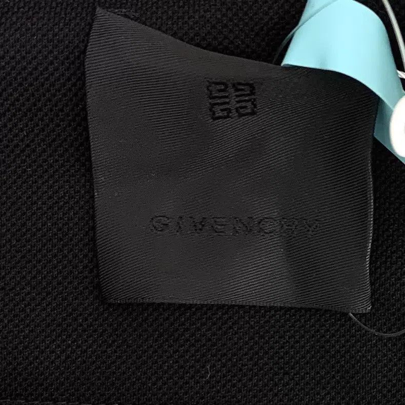 Givenchy Givenchy Black Cotton Logo Print Collar Short Sleeve Polo Size US L / EU 52-54 / 3 - 6 Thumbnail