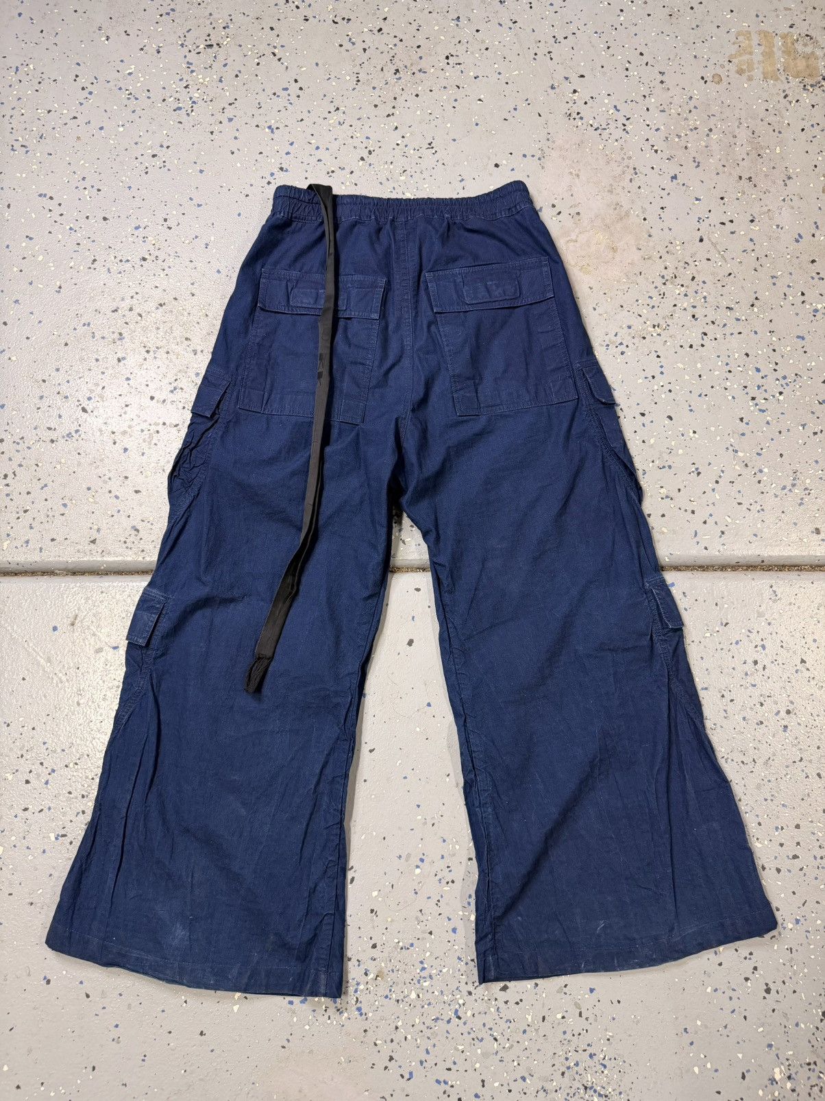Rick Owens Drkshdw Rick Owens Indigo Double Cargo Belas Size US 32 / EU 48 - 5 Thumbnail