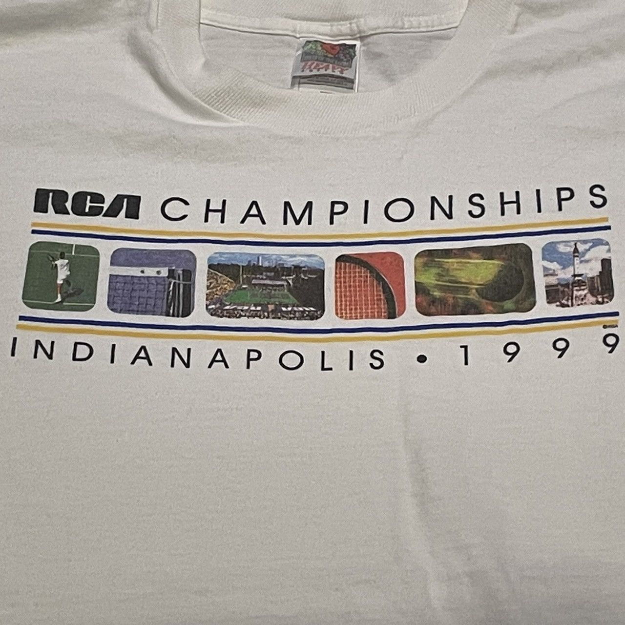Vintage Rare Vintage 90 RCA Championships 1999 Tennis Tee Grand Slam Size US XL / EU 56 / 4 - 2 Thumbnail