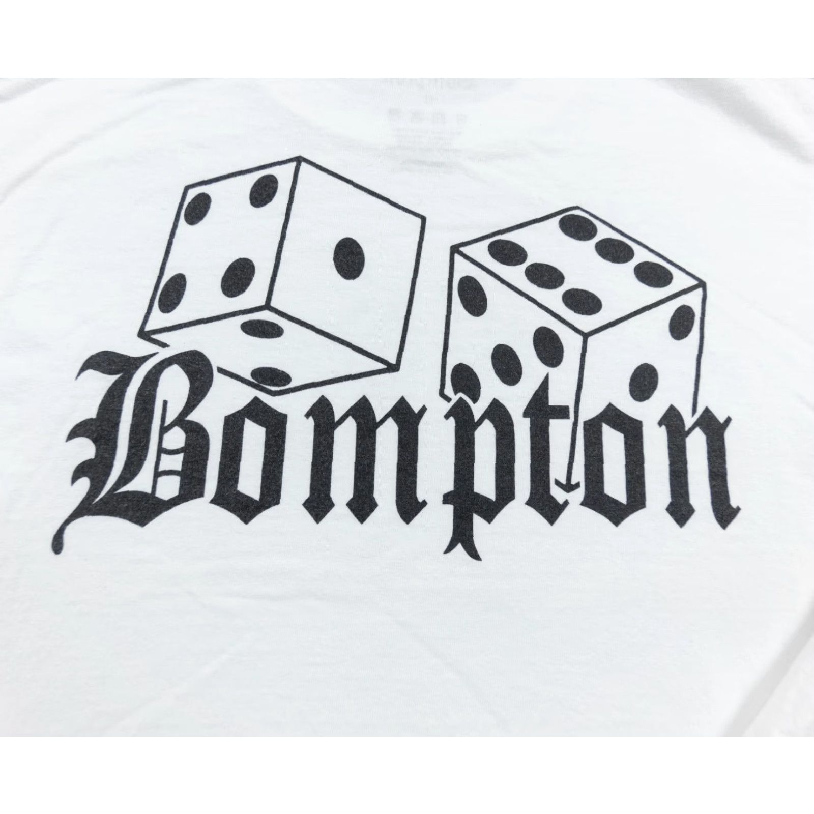 Vintage Bompton Long Sleeve Shirt Men Small White Hip Hop Tee Crewneck Size US S / EU 44-46 / 1 - 2 Thumbnail