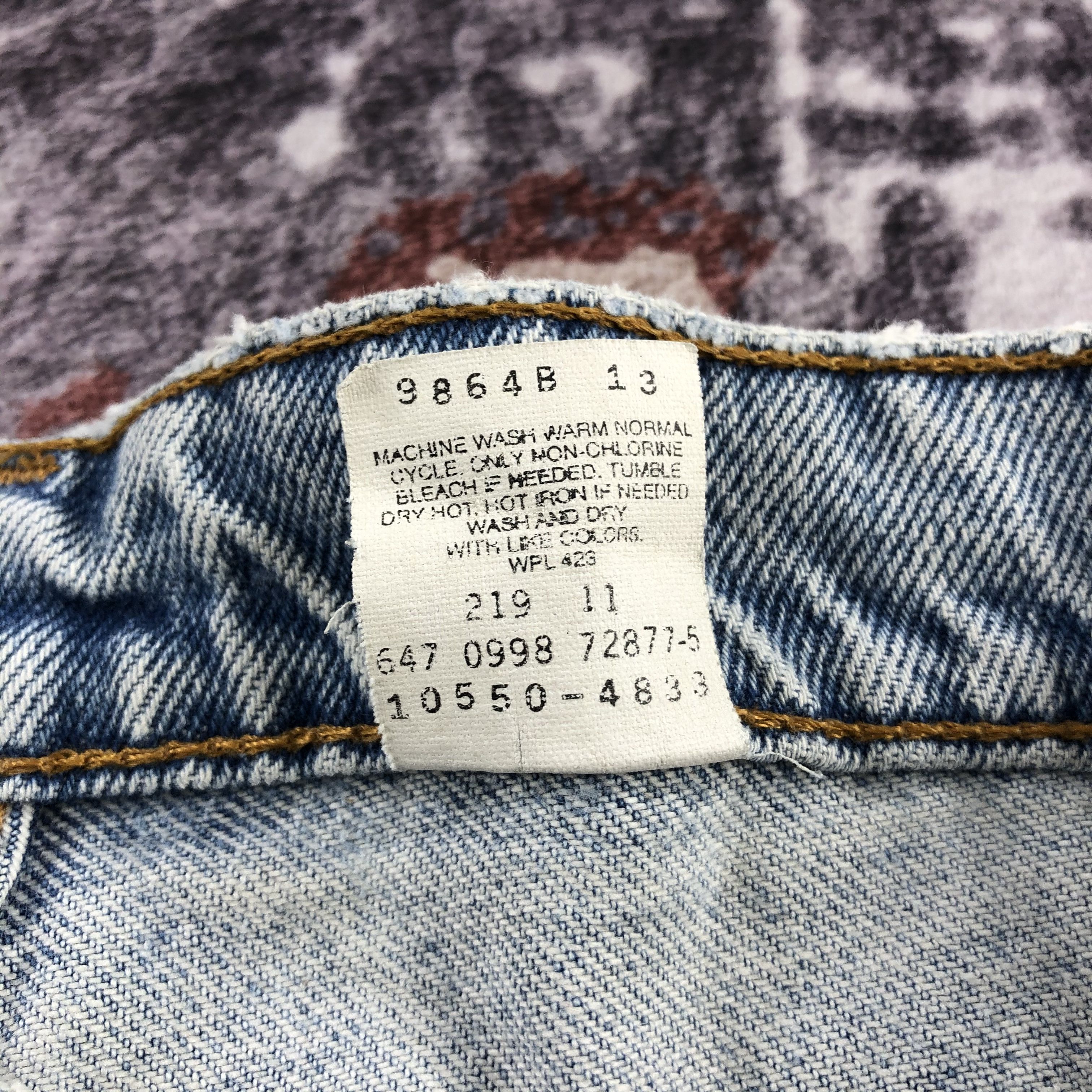 Levi's × Vintage Vintage 90s Blue Wash Levis 550 Jeans-JM2458 Size US 27 - 19 Thumbnail