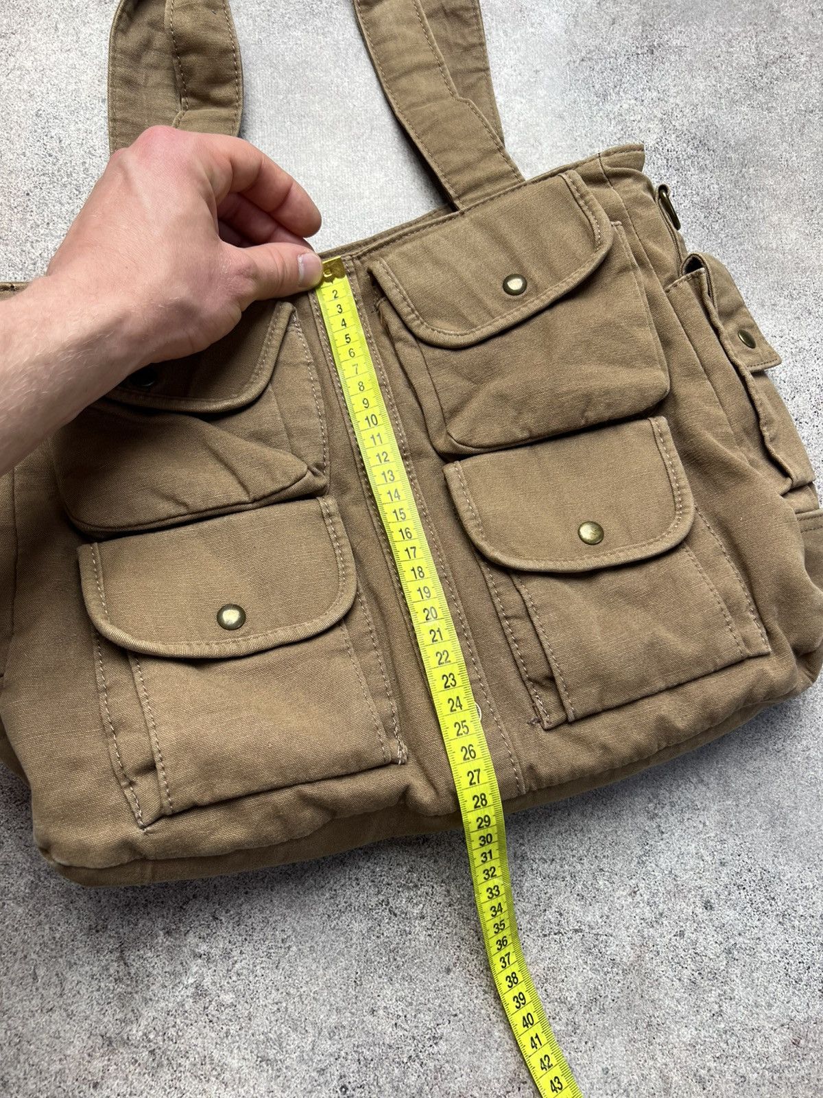 Vintage Vintage multi pocket general style cargo bag Size ONE SIZE - 4 Thumbnail