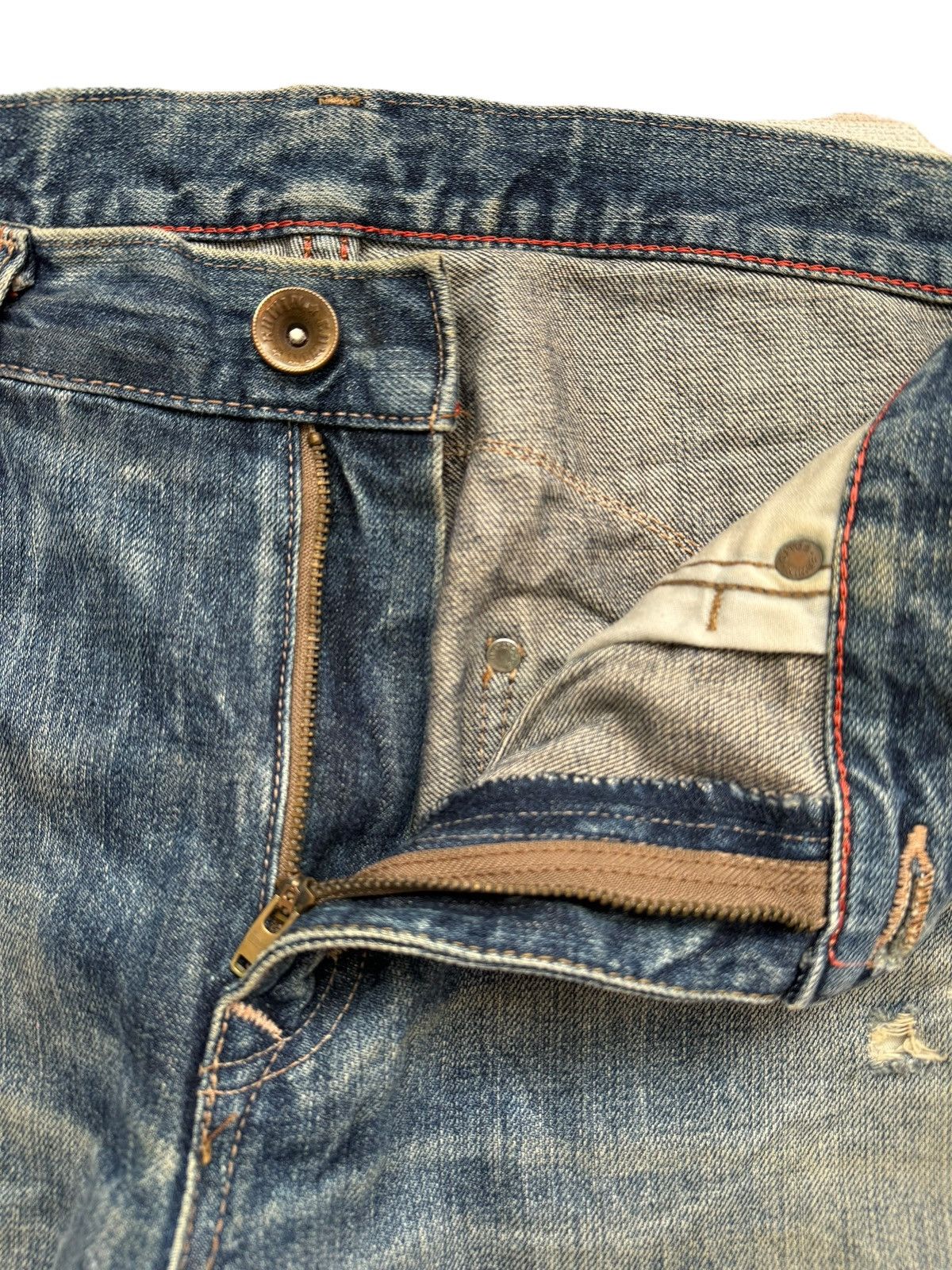 Edwin Vintage Edwin Exclusive Distressed faded Jeans Size US 36 / EU 52 - 8 Thumbnail