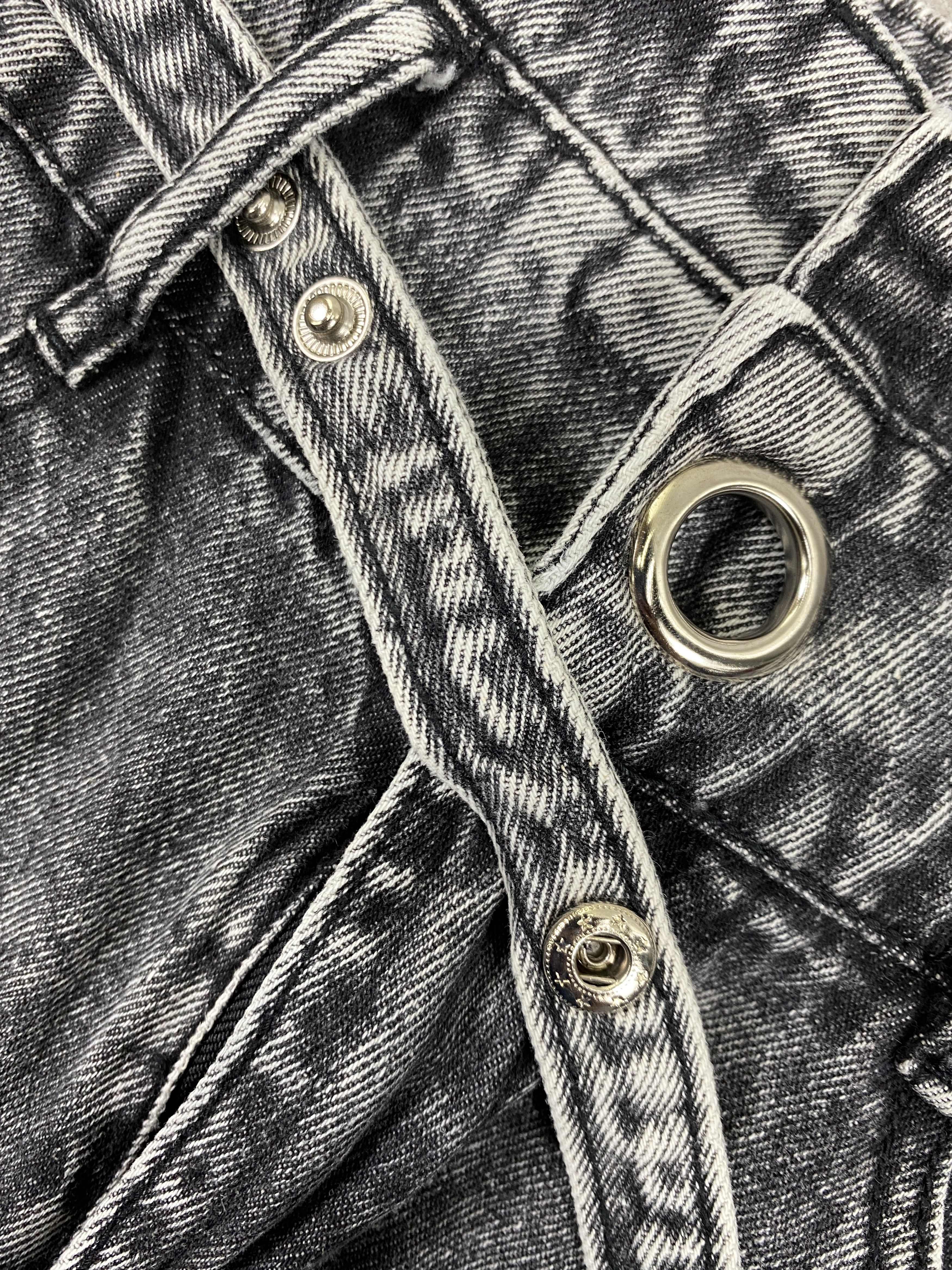 Japanese Brand Faded Black Vintage Dazy Jeans 28x29.5 Denim- JN3570 Size 28" / US 6 / IT 42 - 7 Thumbnail