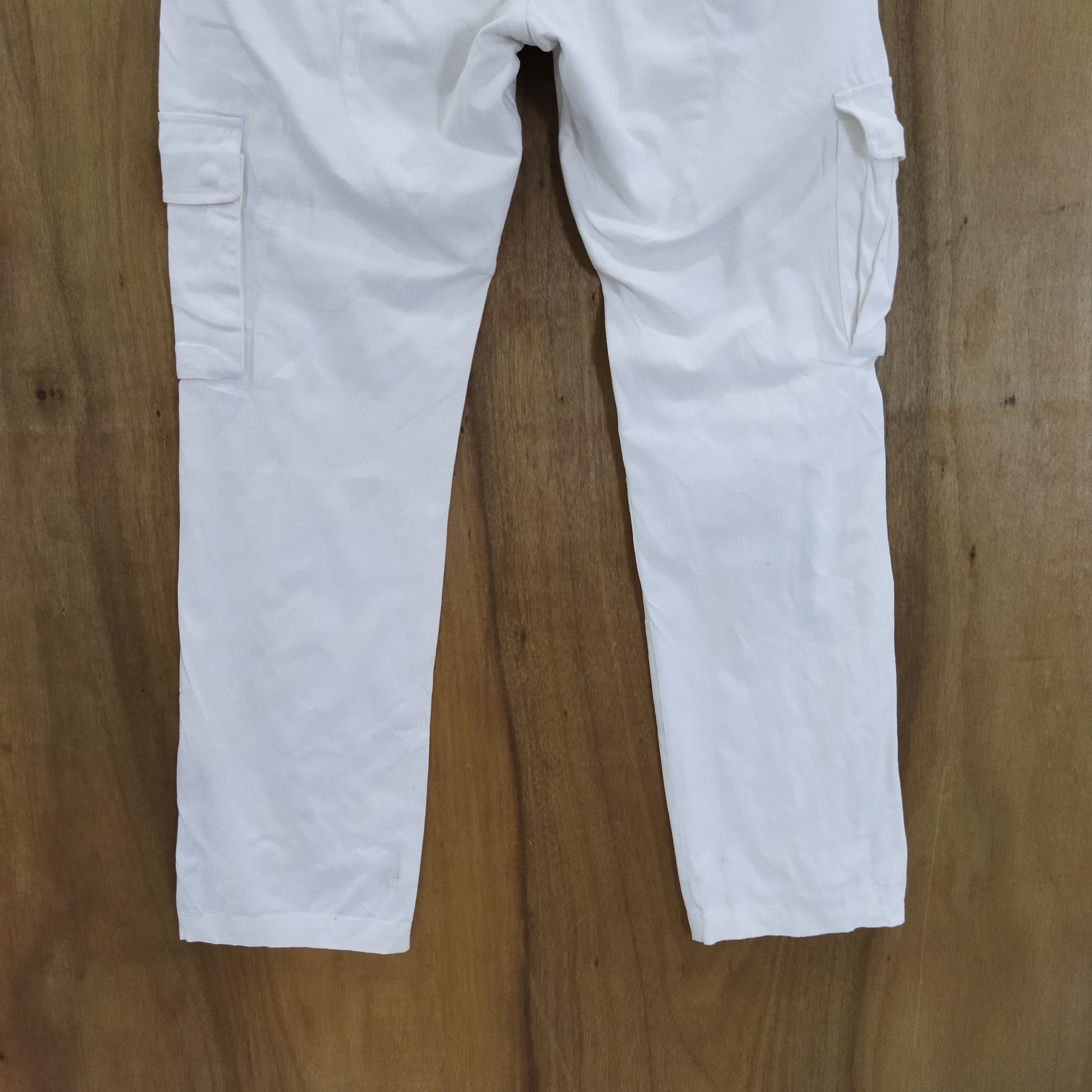 Japanese Brand BLUE CRUSH WHITE YELLO CARGO PANTS Size US 32 / EU 48 - 10 Thumbnail