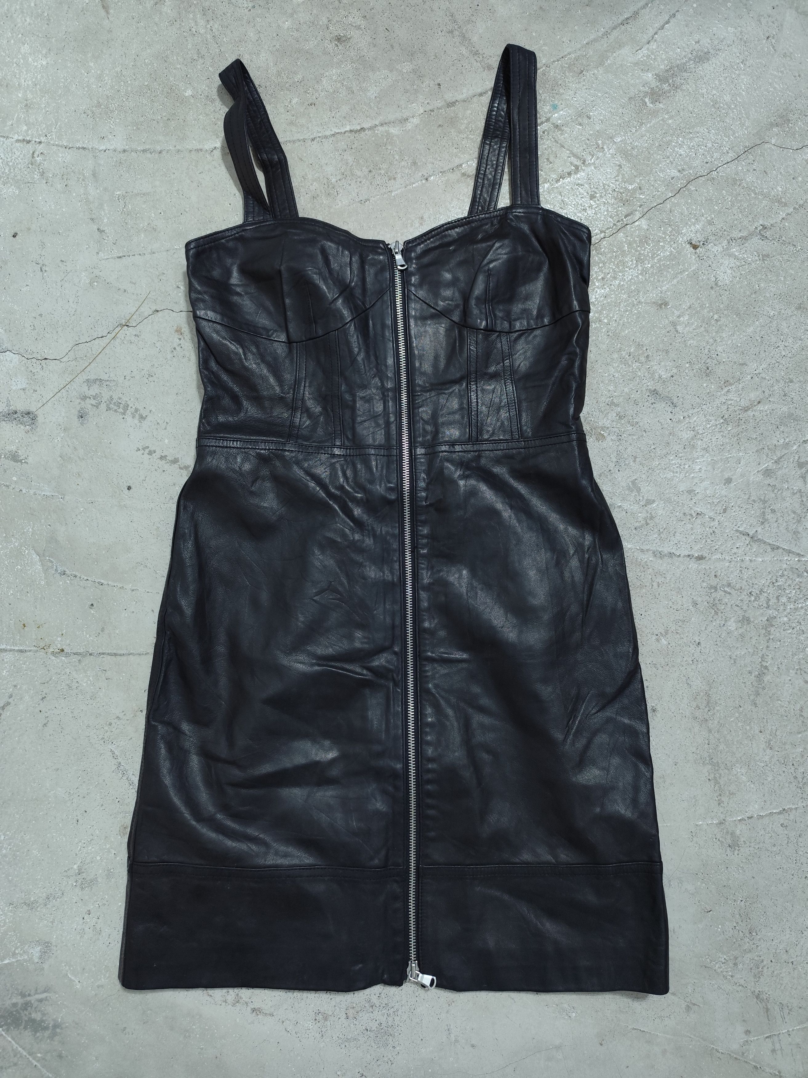 Marc Jacobs Marc by Marc Jacobs lambskin leather mid dress Size M / US 6-8 / IT 42-44 - 1 Thumbnail