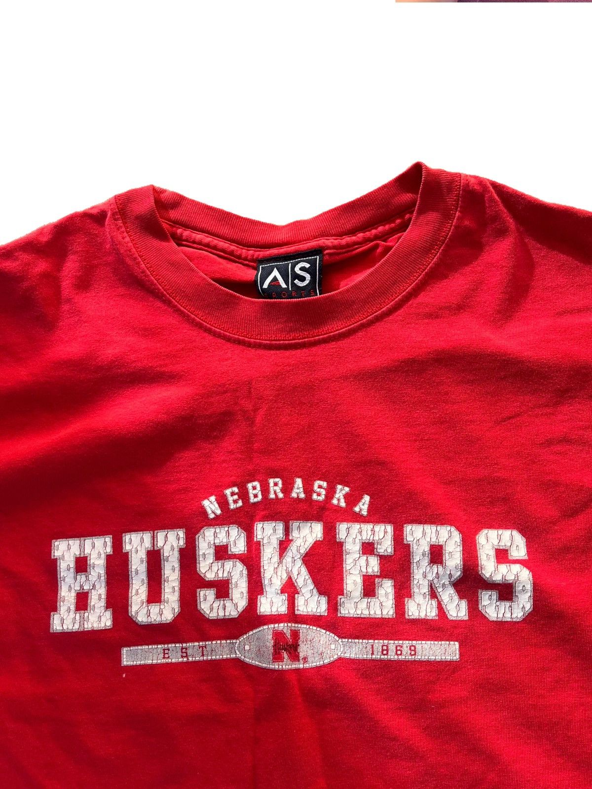Vintage Vintage 90s Huskers College Tee Size US M / EU 48-50 / 2 - 2 Thumbnail