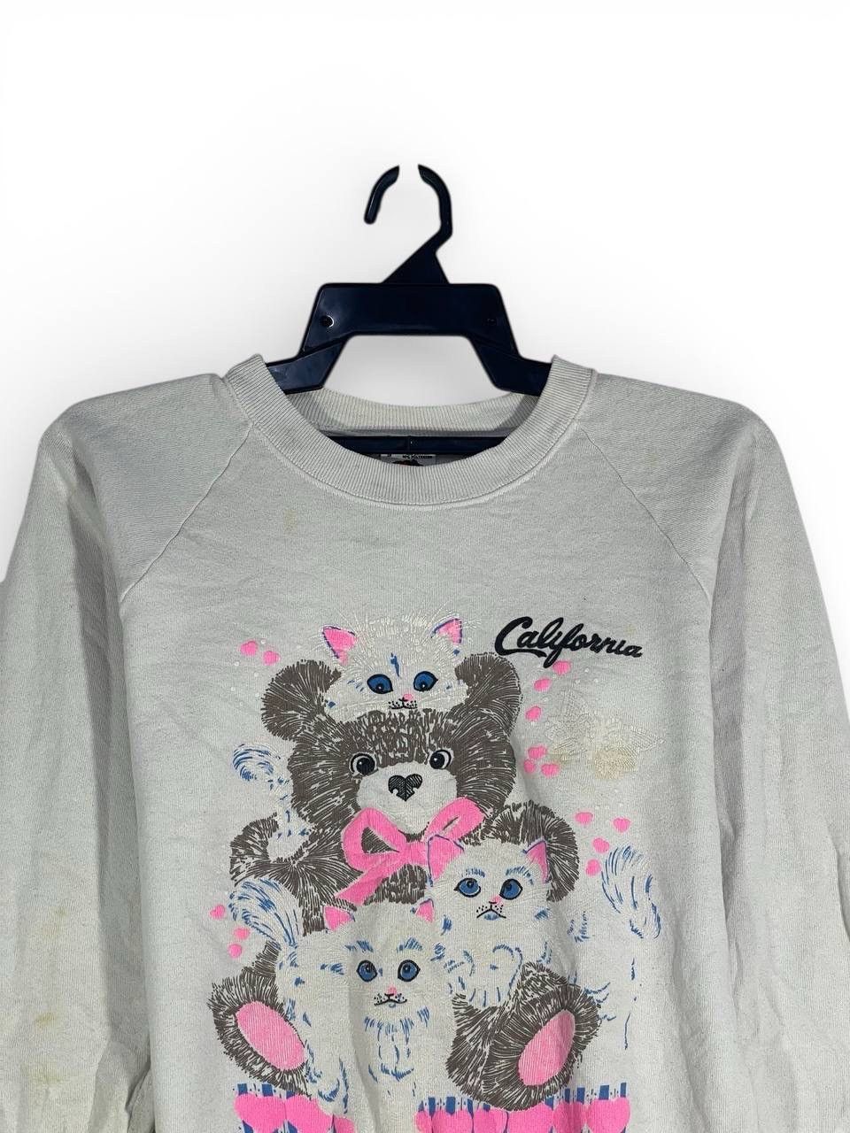 Other Vintage 90s california teddy kitten cat animal jumper size s Size US S / EU 44-46 / 1 - 2 Thumbnail
