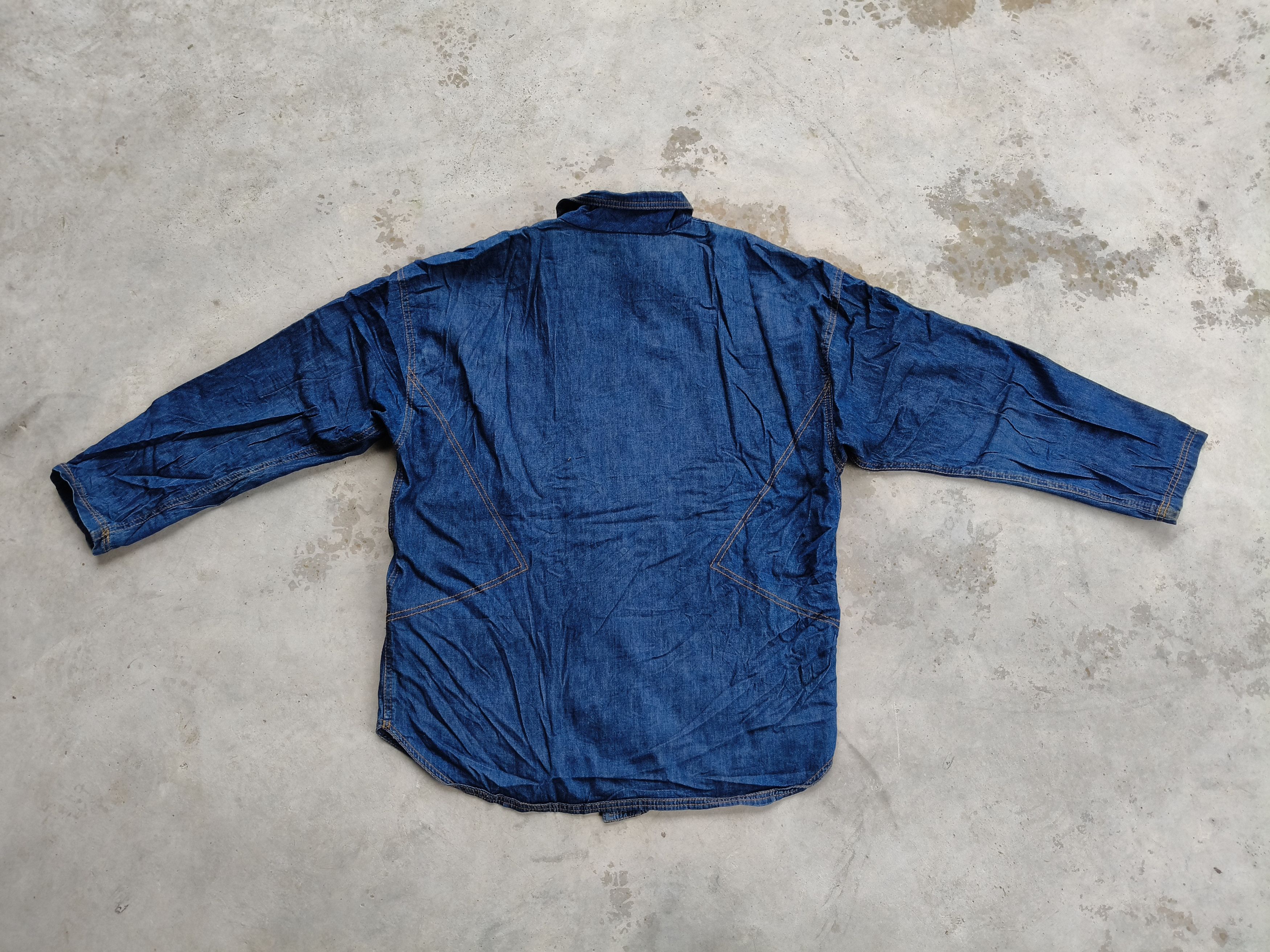 Japanese Brand × Vintage Vintage Givy denim Jacket Button Style Size M / US 6-8 / IT 42-44 - 4 Thumbnail