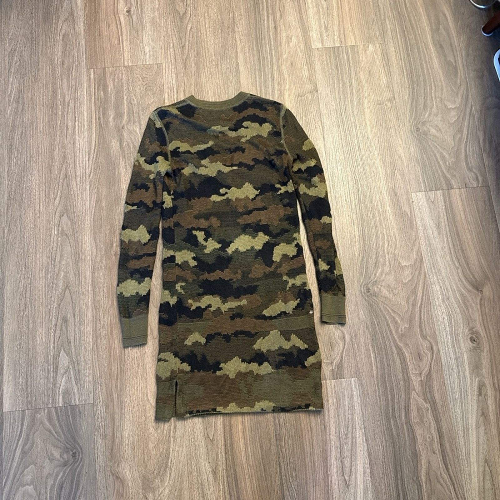 Ralph Lauren Ralph Lauren knit Camouflage Long Sleeve Sweater Dress Size S / US 4 / IT 40 - 5 Thumbnail