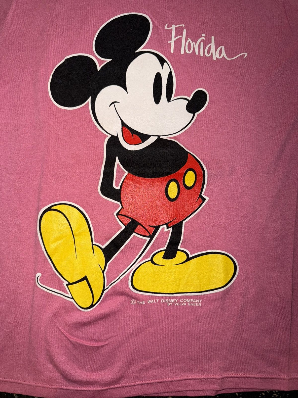 Velva Sheen NWT Vintage 80s Disney Velva Sheen Florida Mickey Mouse Tee Size US S / EU 44-46 / 1 - 2 Thumbnail