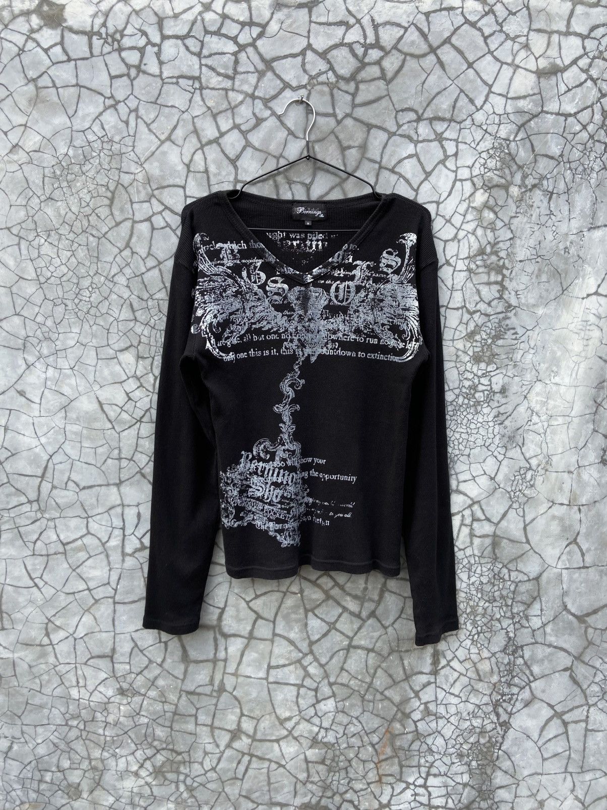 Hysteric Glamour × If Six Was Nine × Japanese Brand Offer‼️ Bernings Sho Affliction Punk Poem Vkei Wings Thermal Size US M / EU 48-50 / 2 - 1 Thumbnail