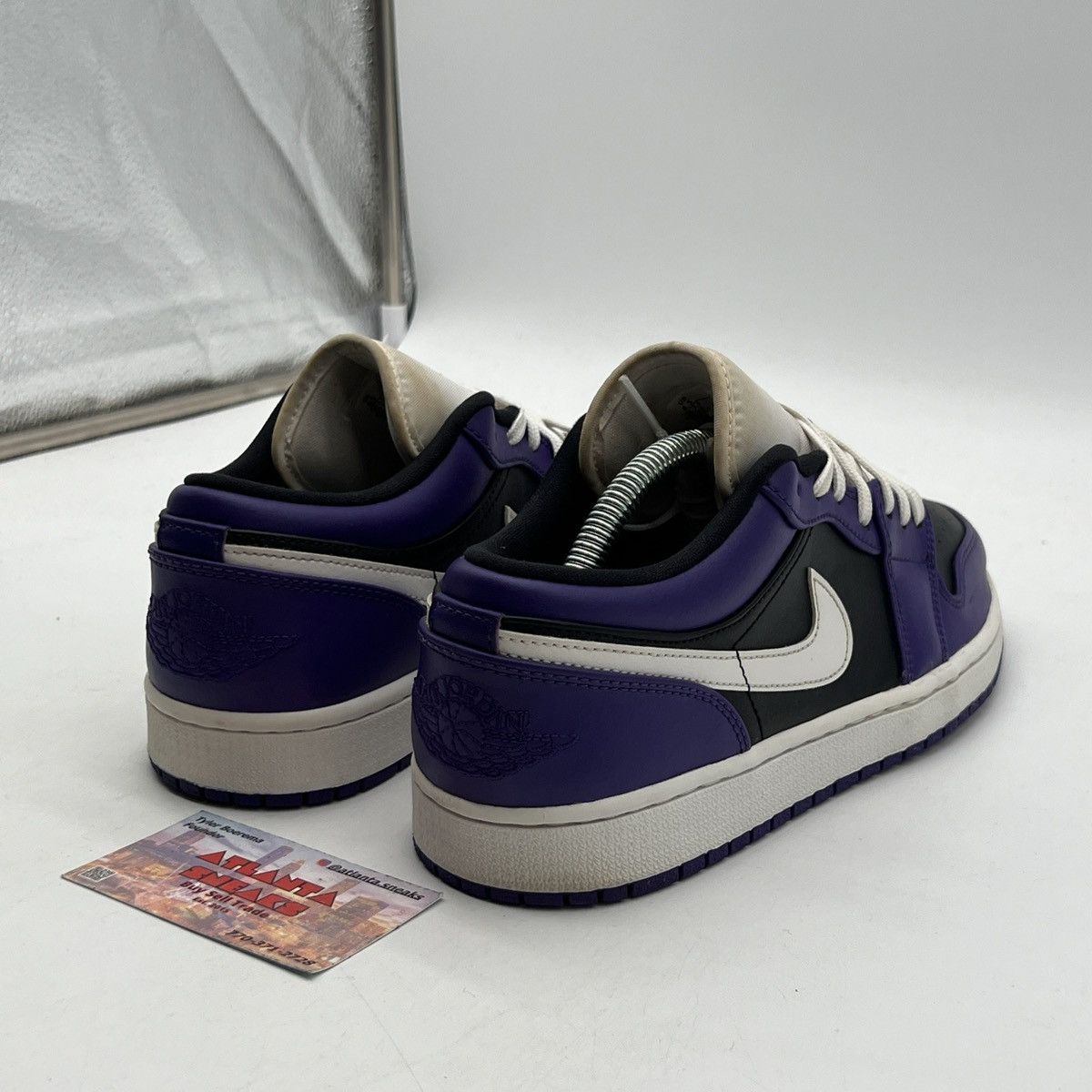Jordan Brand Air Jordan 1 low court purple Size US 8.5 / EU 41-42 - 5 Thumbnail