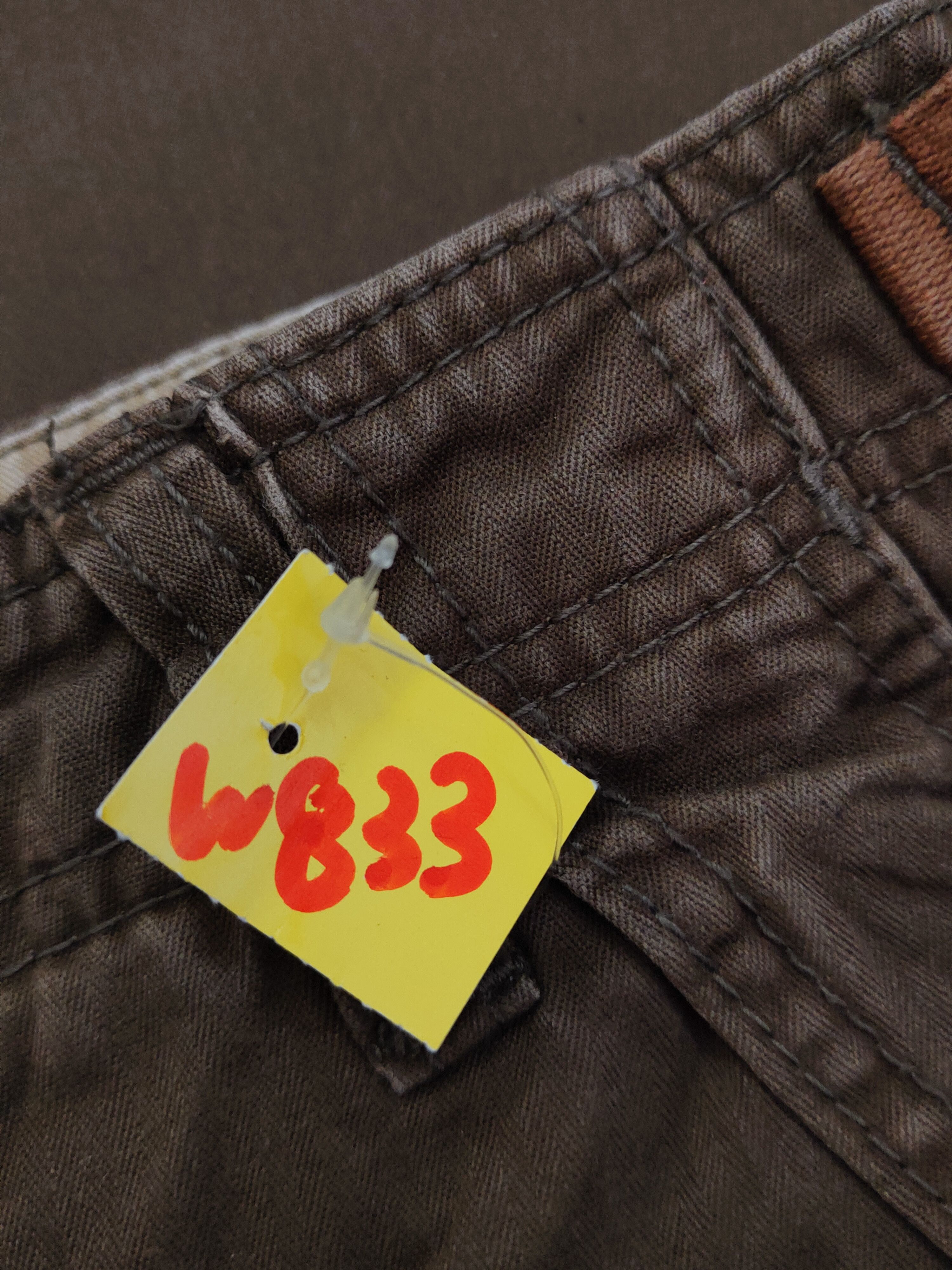 Japanese Brand Back Number Dark Brown Multipocket Cargo Pants #W833 Size US 28 / EU 44 - 16 Thumbnail