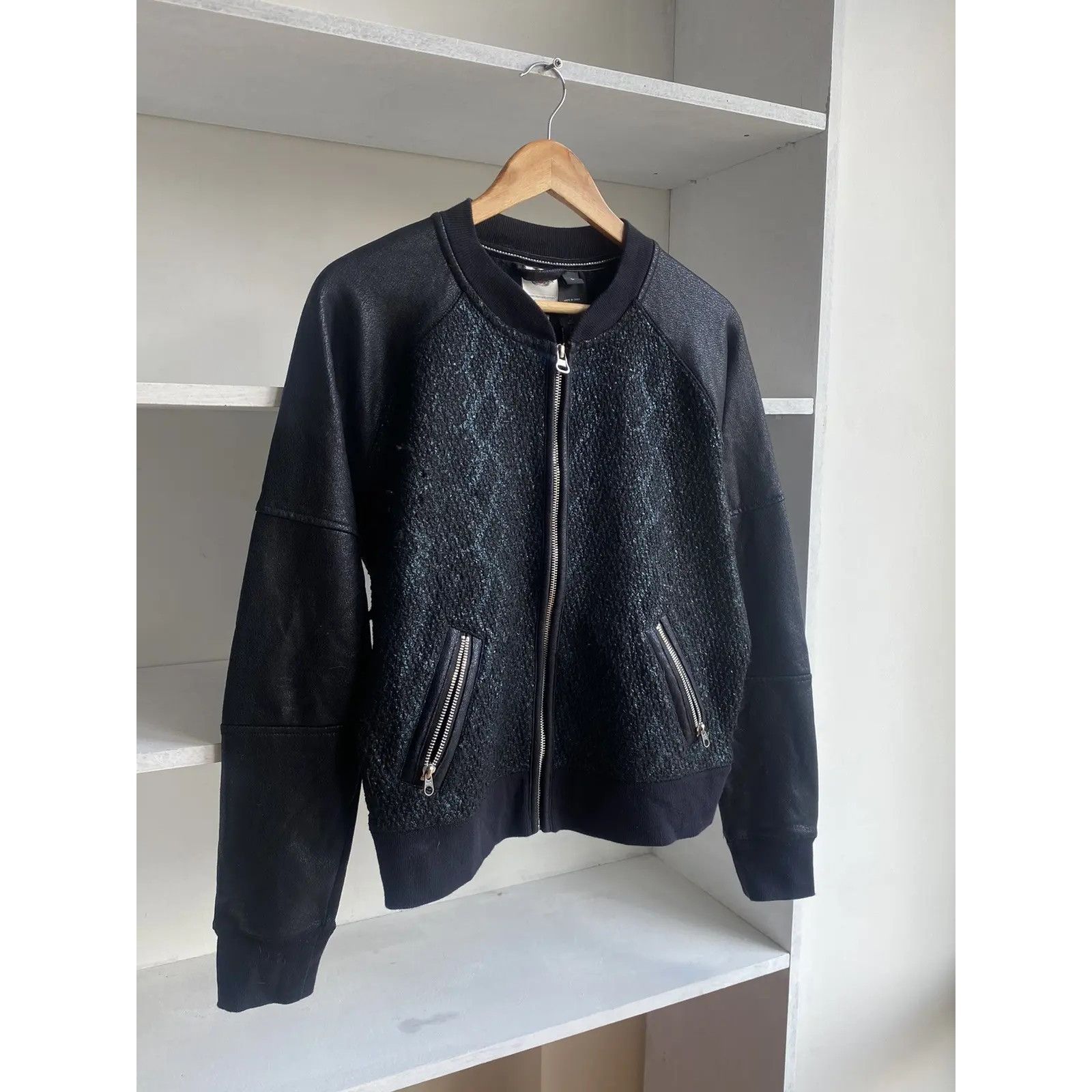 Harley Davidson VTG Harley-Davidson Woman Bomber Jacket Size L / US 10 / IT 46 - 3 Thumbnail
