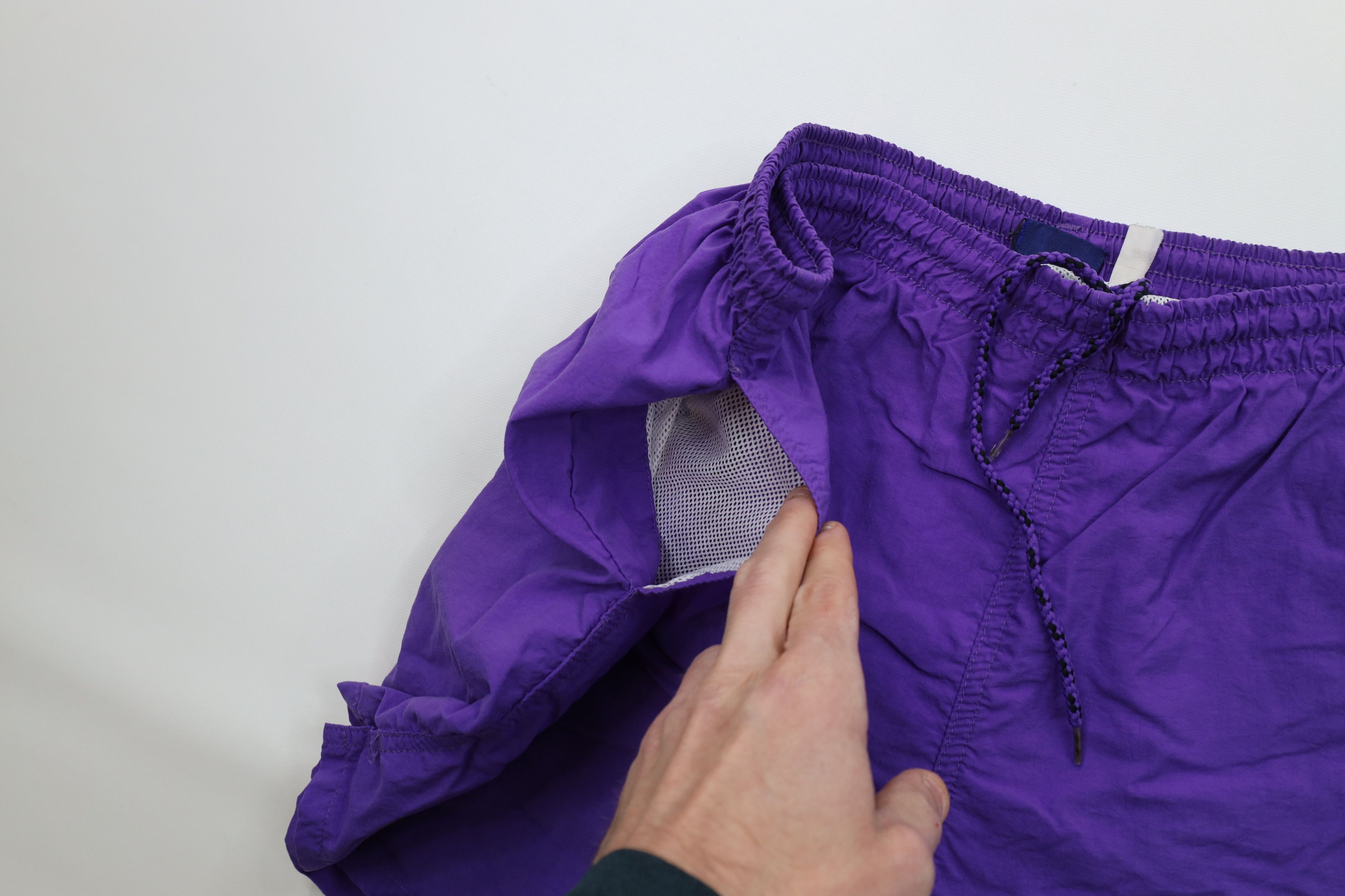 Vintage Vintage 90s Streetwear Running Jogging Soccer Shorts Purple Size US 36 / EU 52 - 6 Thumbnail