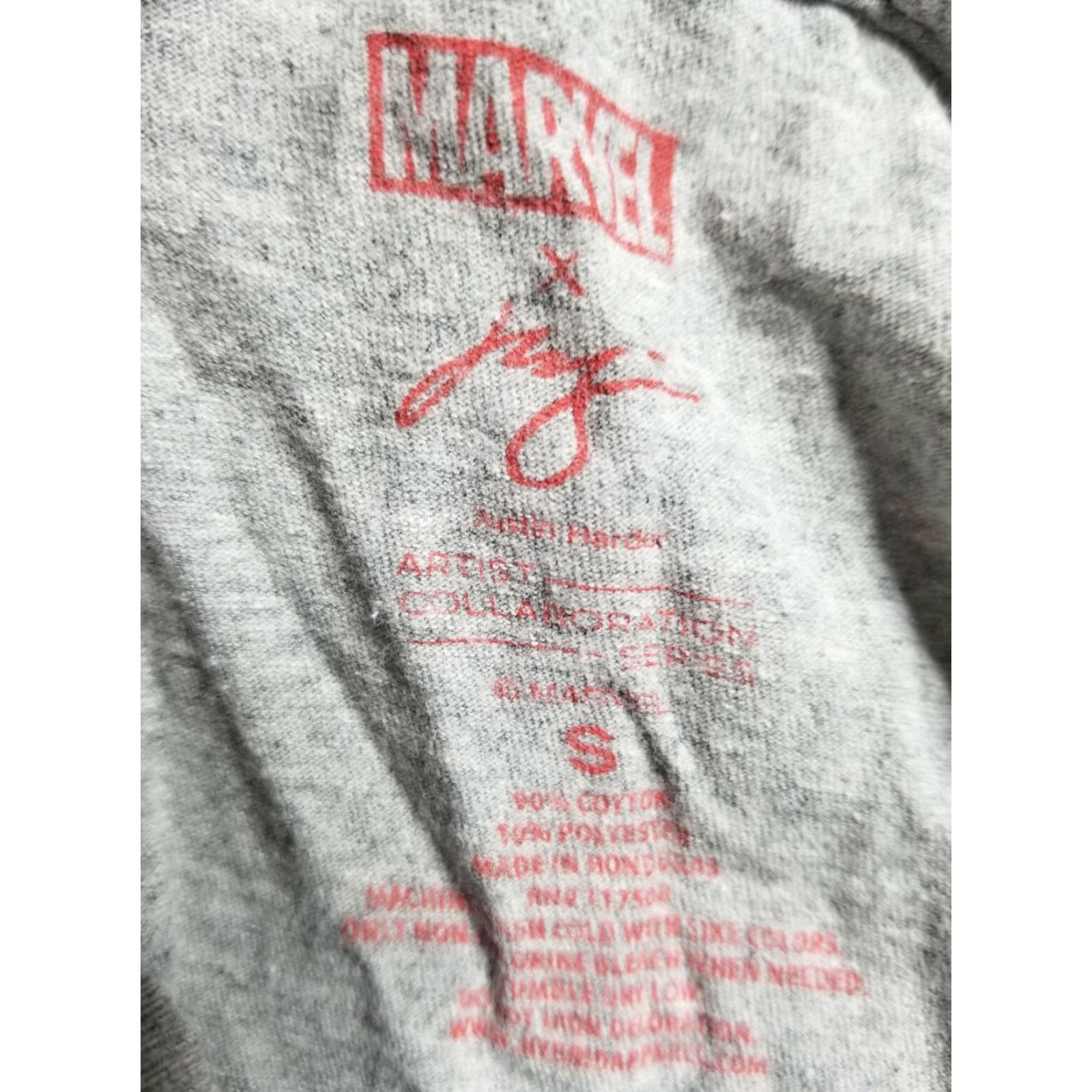 Vintage Avengers Mens S T Shirt Justin Harder Artist Collaboration Funny Team Sketch Size US S / EU 44-46 / 1 - 3 Thumbnail