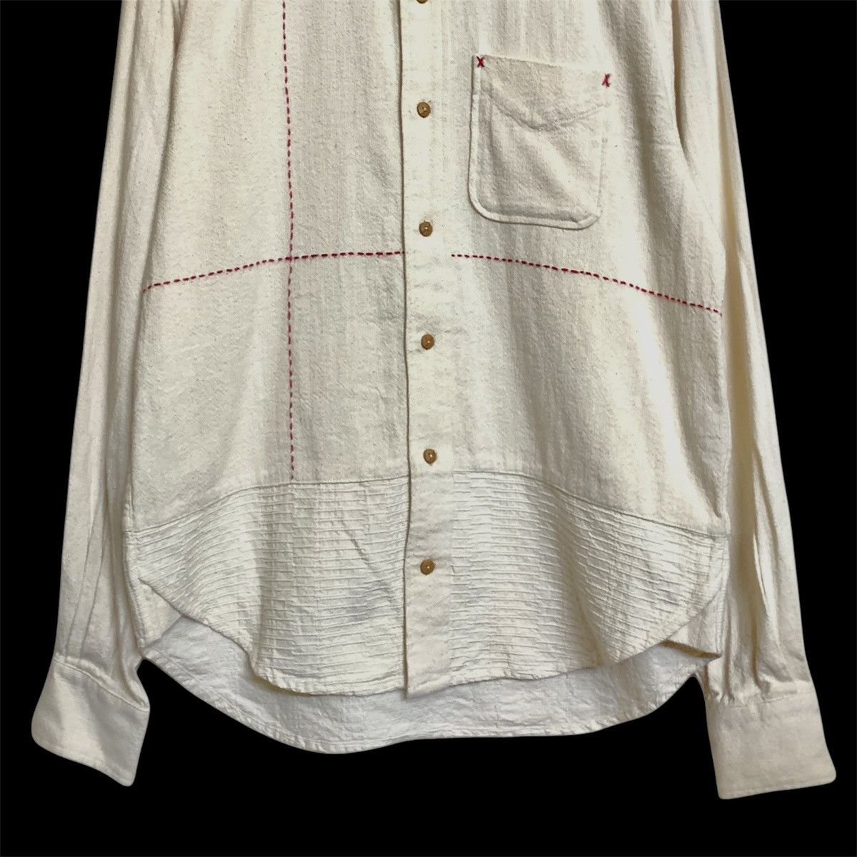 Eternal Eternal Japan Shasiko Button Front Shirt Size US L / EU 52-54 / 3 - 3 Thumbnail