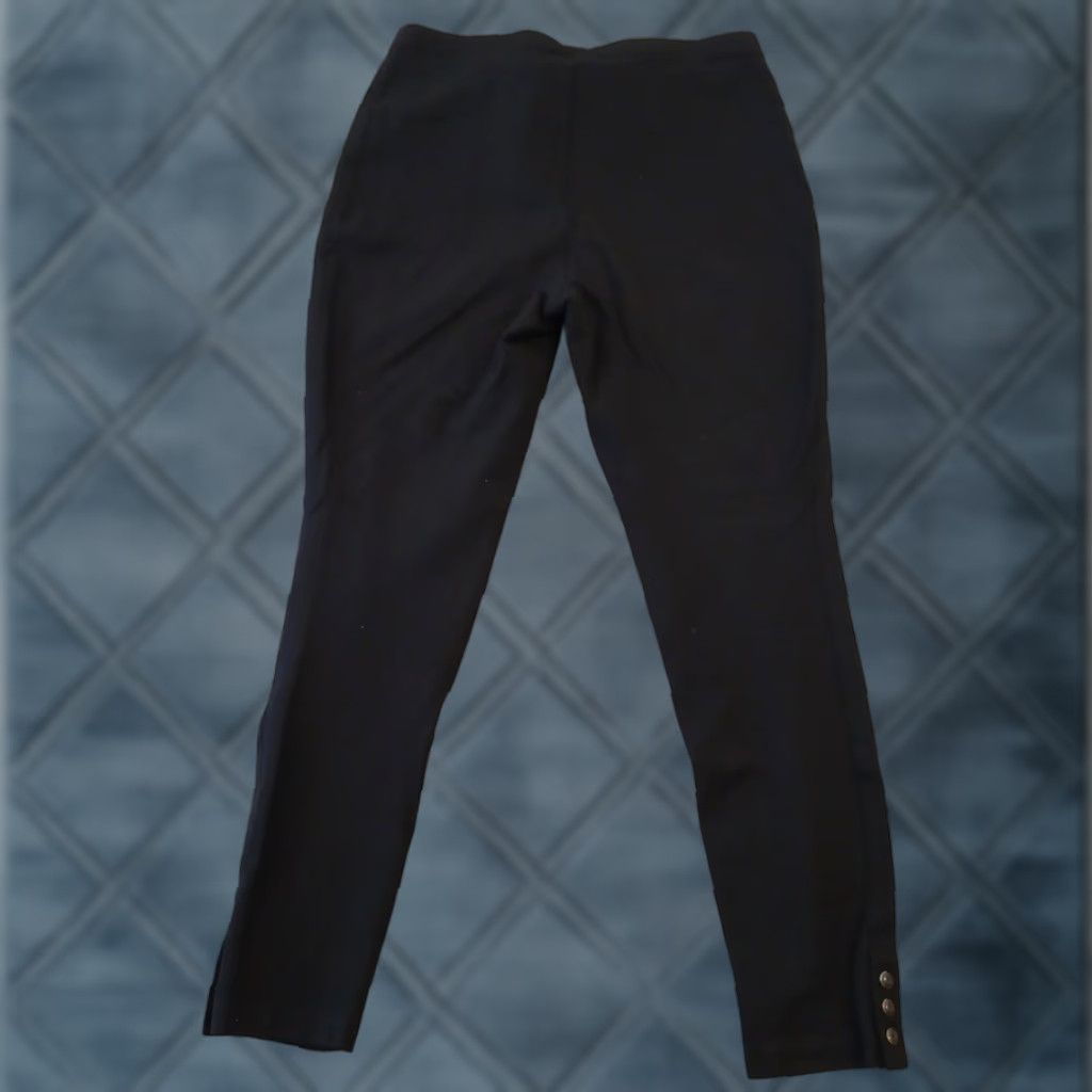 J. Jill J.Jill Pants Womens Small Black Skinny Pull On Stretch Ankle 30x26 Mid Rise Size 28" / US 6 / IT 42 - 1 Thumbnail