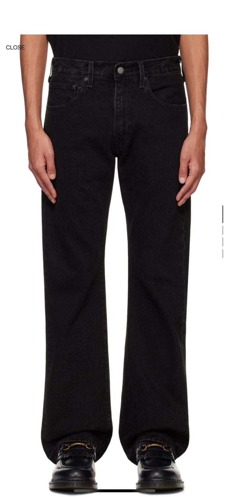 Levi's Levis 517 Bootcut Black Jeans Size US 32 / EU 48 - 2 Thumbnail