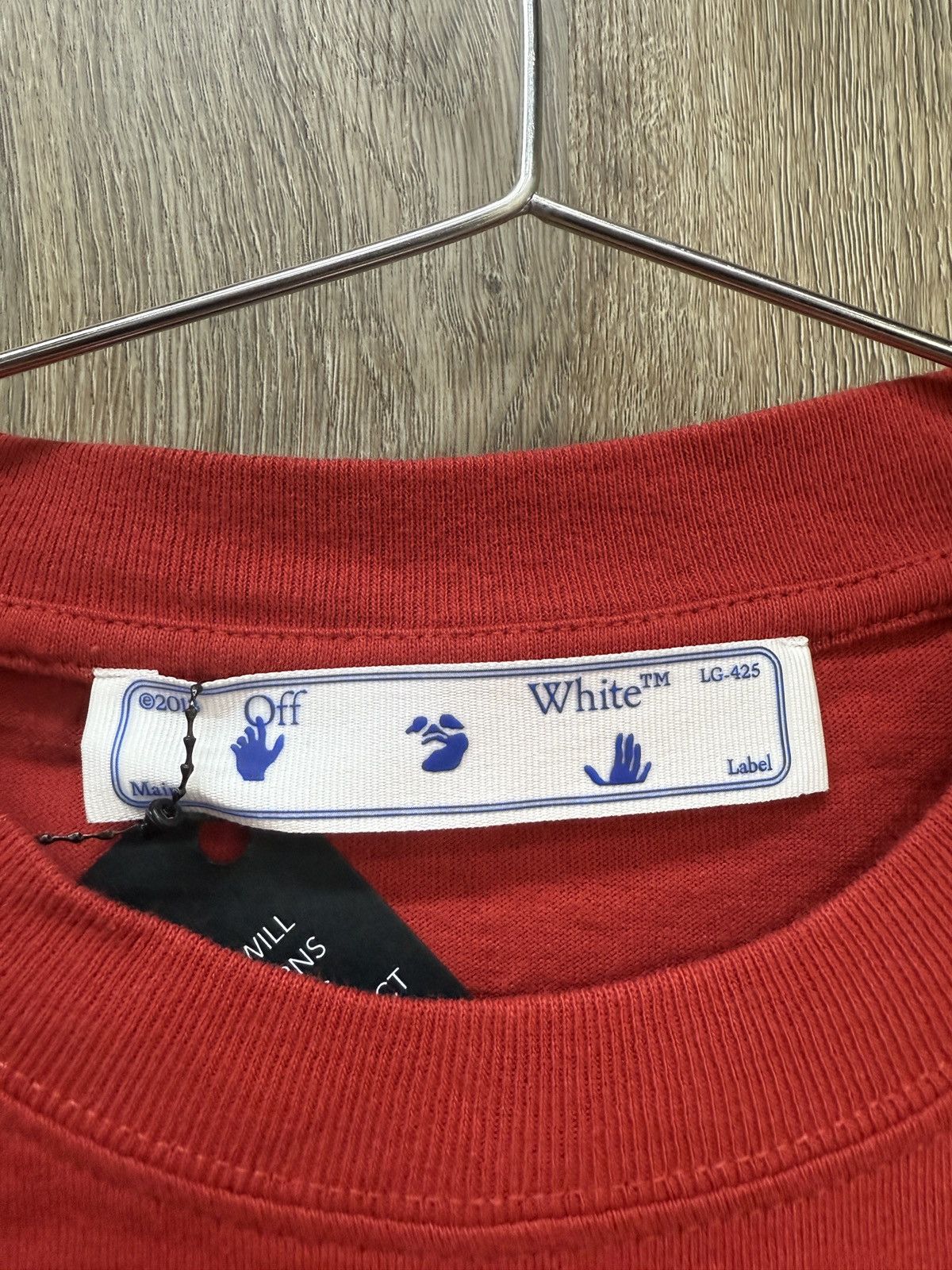 Off White Red Short Sleeve