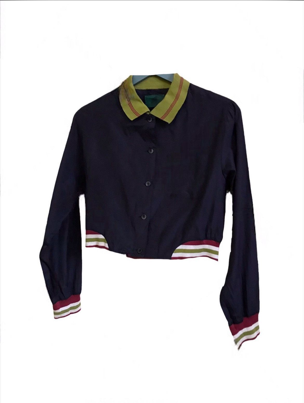 Jean Paul Gaultier Junior Gaultier Single Pocket Cropped Jacket Size US XXS / EU 40 - 2 Thumbnail