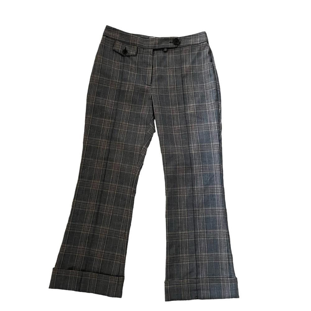 Derek Lam 10 Crosby DEREK LAM 10 CROSBY Plaid Cropped Pants Size 6 Size 28" / US 6 / IT 42 - 3 Thumbnail