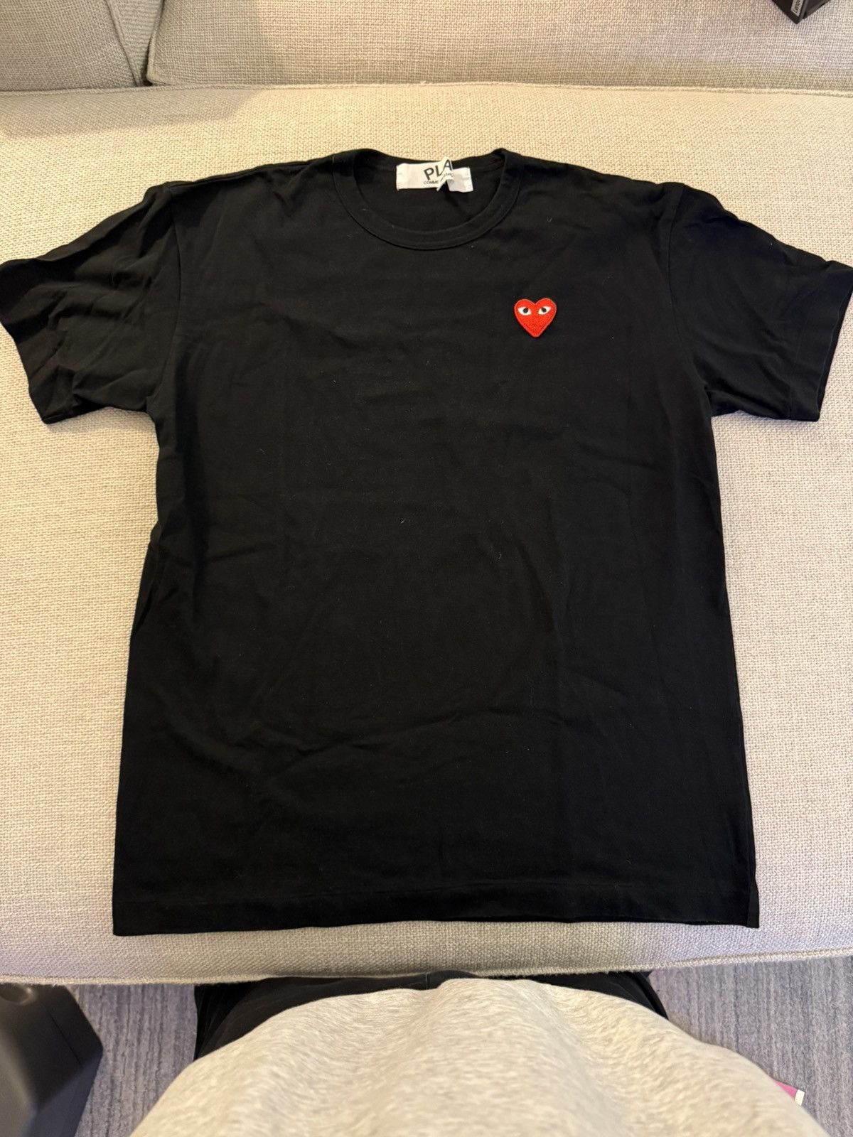 Comme des Garcons PLAY Comme des Garçons PLAY Red Heart Tee — Black, XL Size US XL / EU 56 / 4 - 1 Thumbnail
