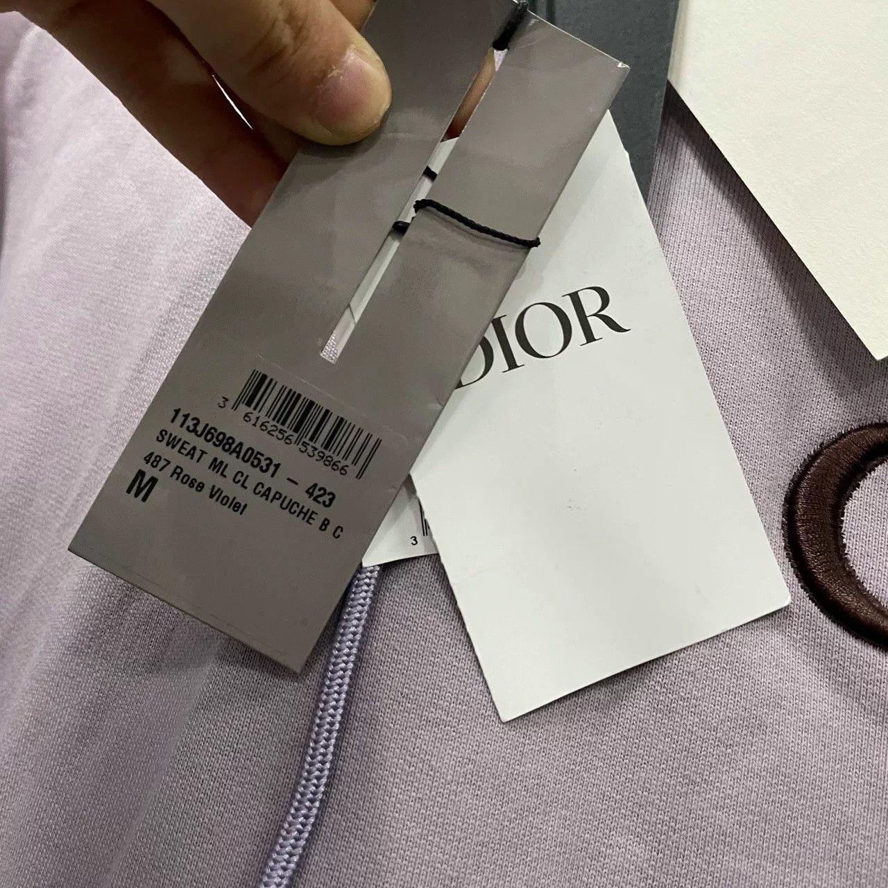 Dior Dior Purple CD Embroidered Hoodie Size US M / EU 48-50 / 2 - 5 Thumbnail