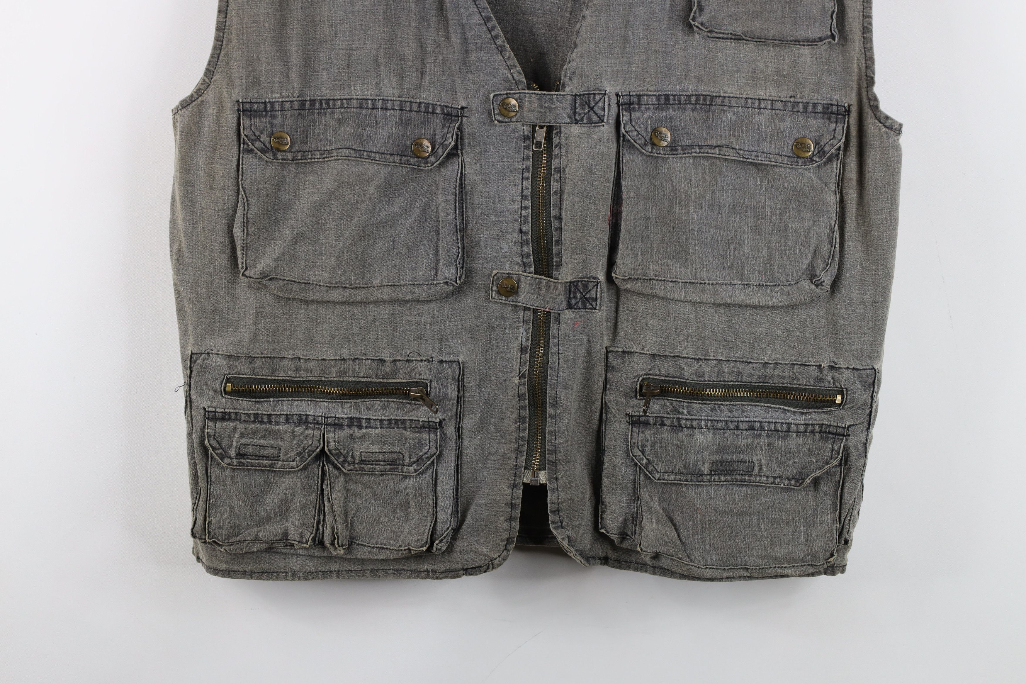 Vintage Vintage 90s North American Fishing Club Vest Jacket Gray Size US M / EU 48-50 / 2 - 3 Thumbnail