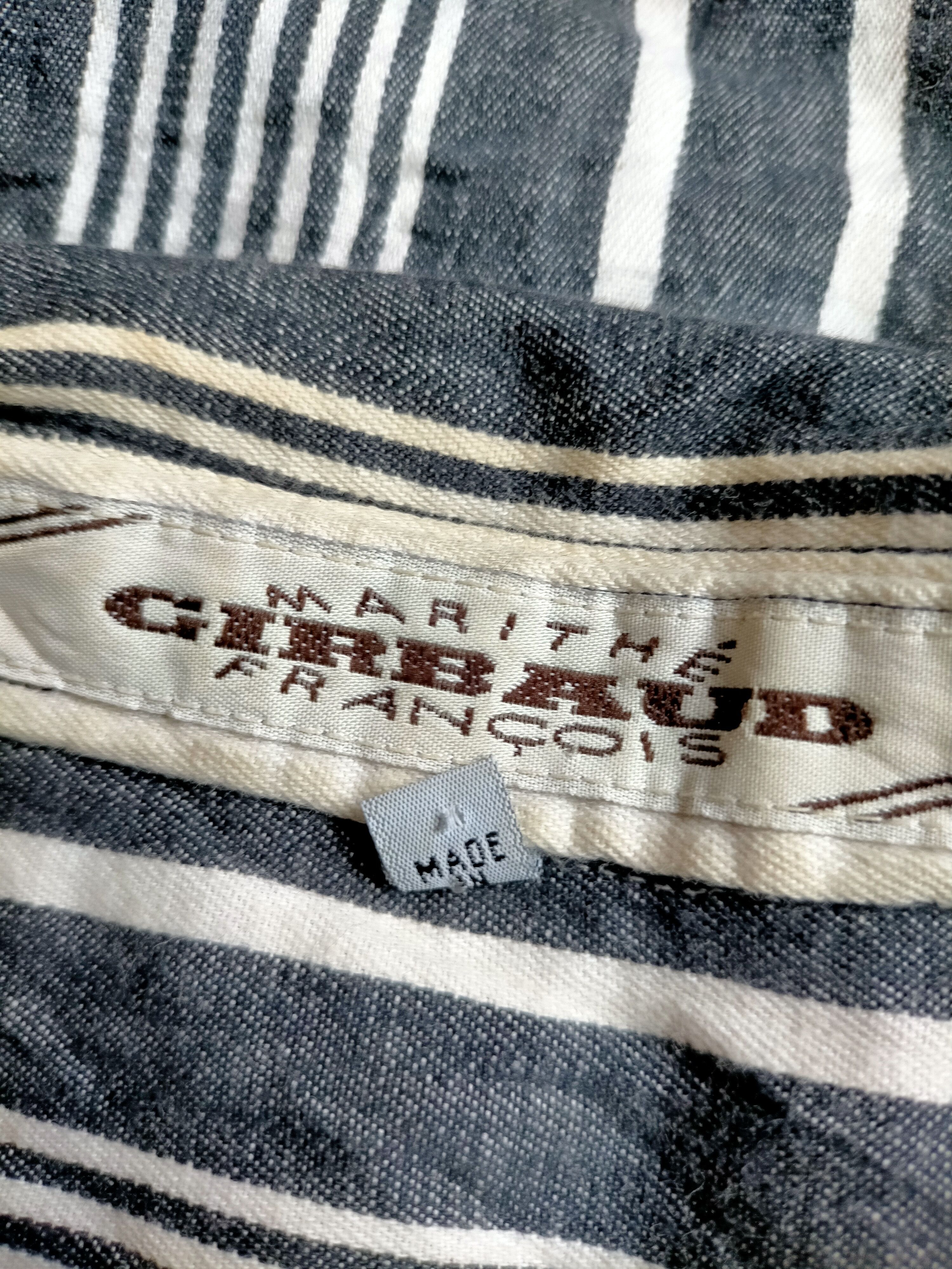 Marithe + Francois Girbaud Marithe +Francois Girbaud Hickory Striped Denim Button ups Size US M / EU 48-50 / 2 - 23 Thumbnail