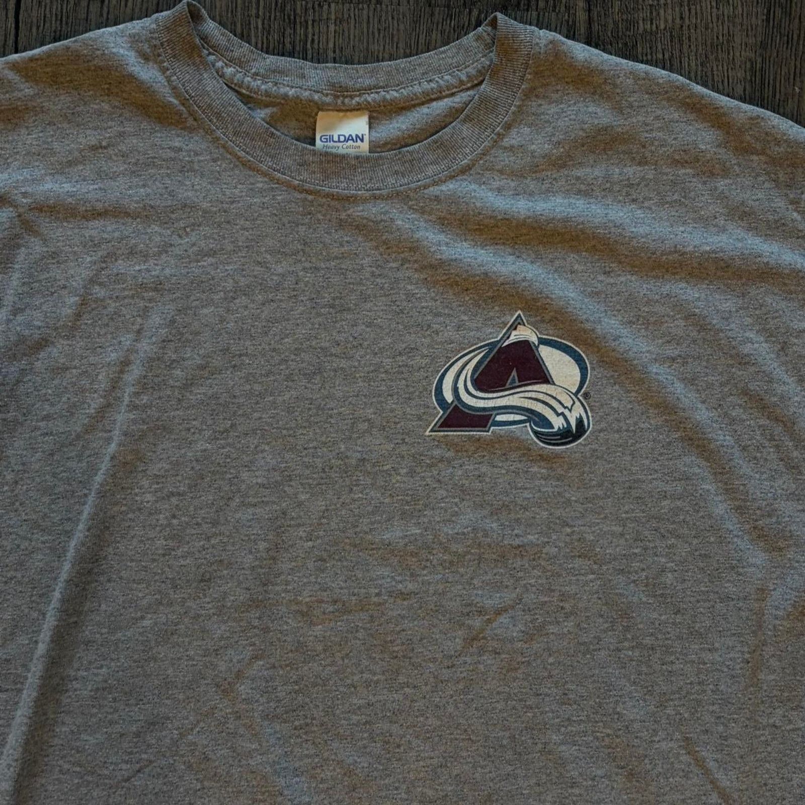 Gildan XL Grey Colorado Avalanche T-Shirt Size US XL / EU 56 / 4 - 2 Thumbnail