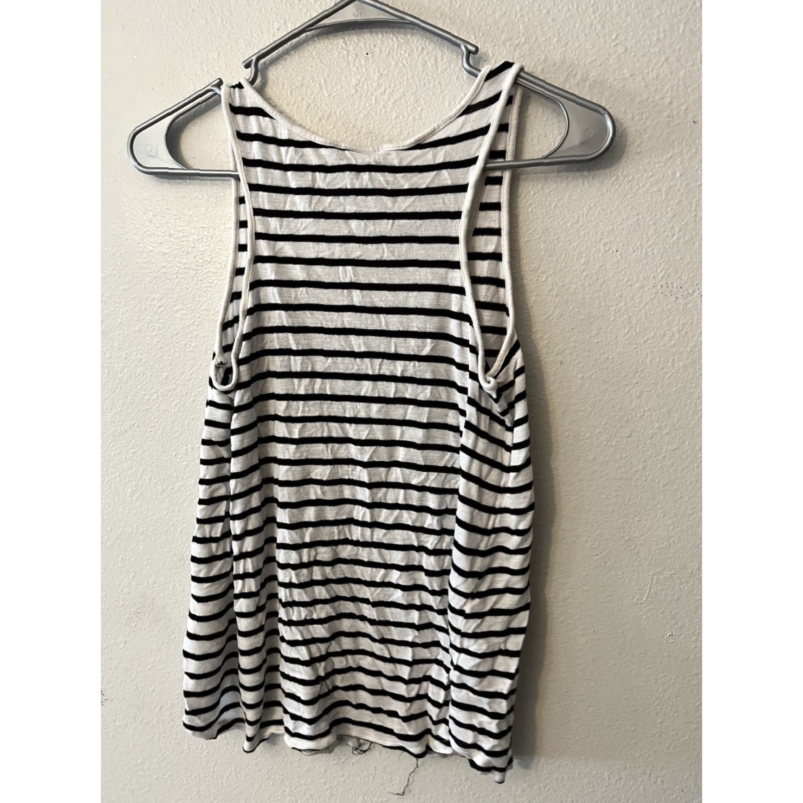 H&M H&M Basic Tank Size Small Black White Muscle Shirt Women Striped Size S / US 4 / IT 40 - 3 Thumbnail