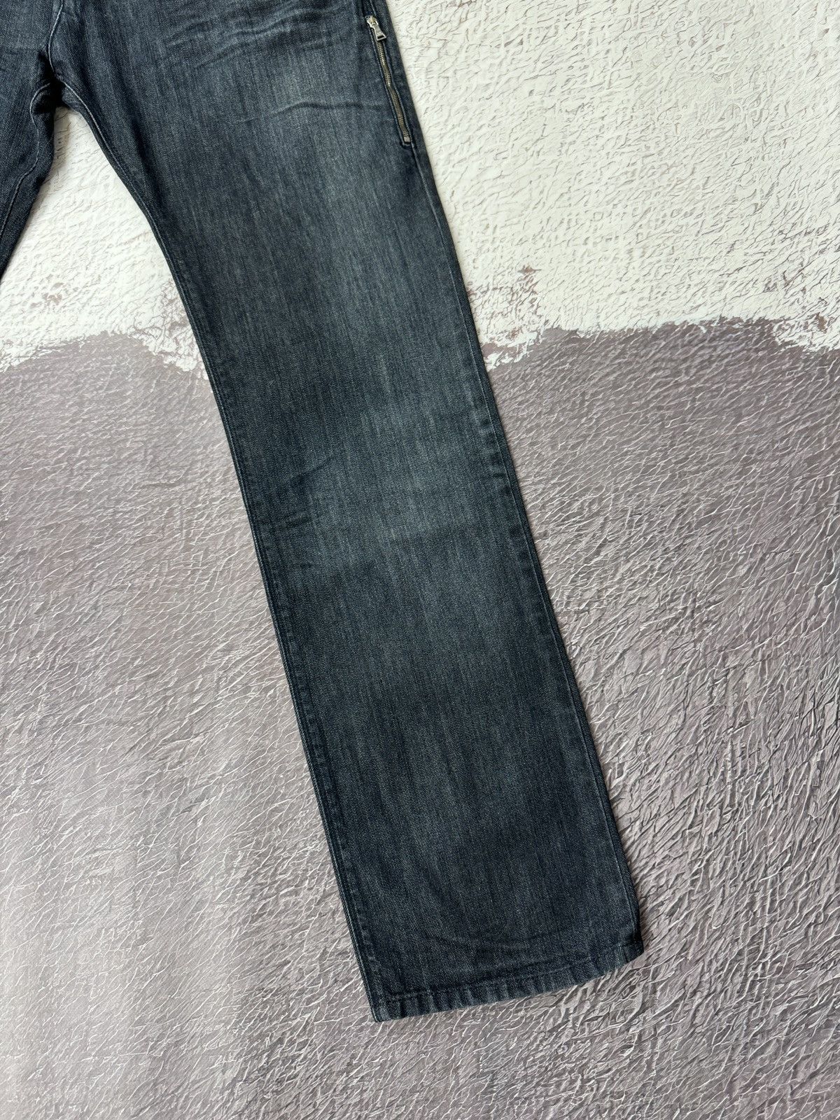 Neil Barrett Neil Barrett Indigo dark straight denim jeans zip pocket Size US 34 / EU 50 - 5 Thumbnail