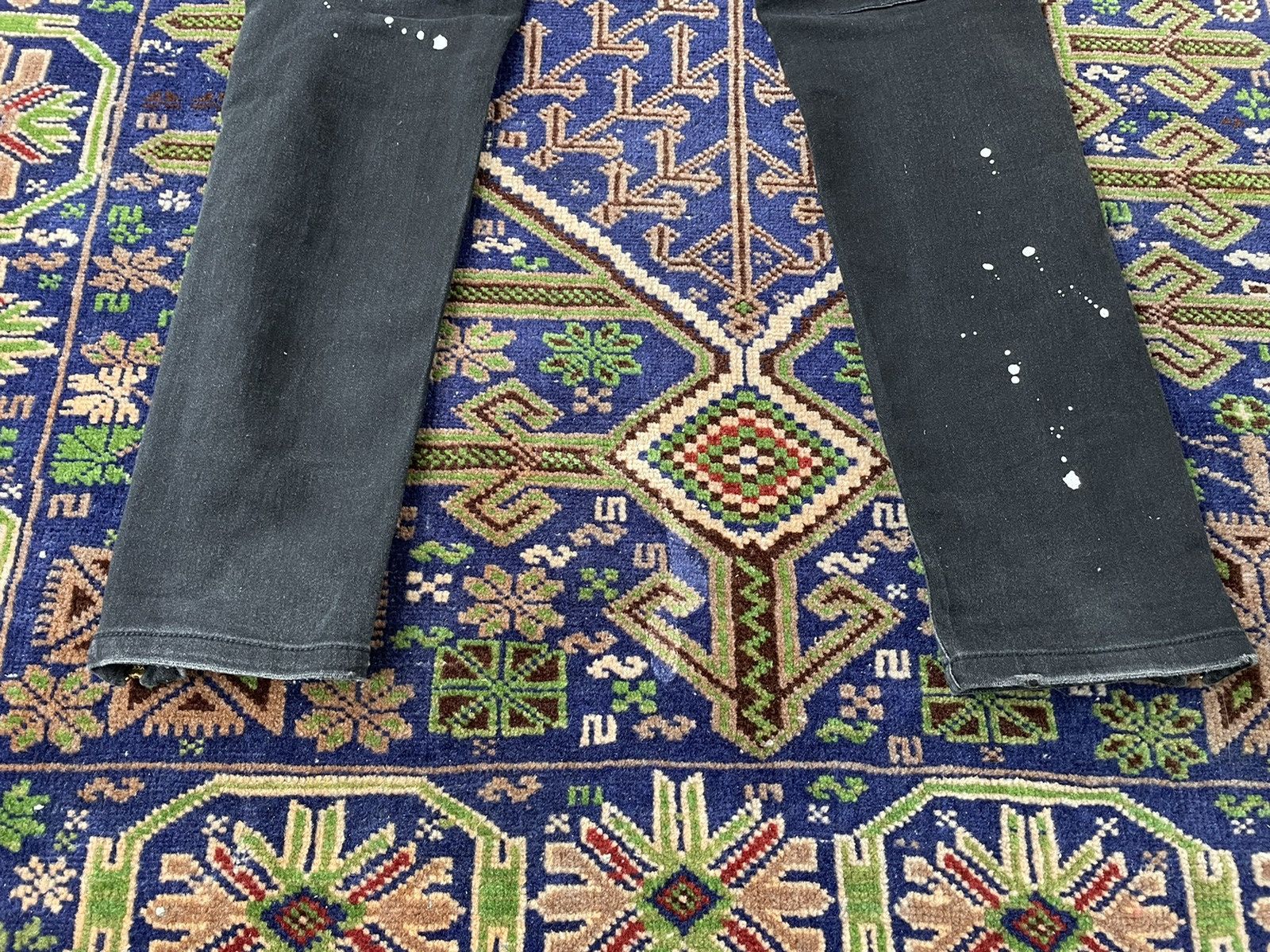Number (N)ine NUMBER (N)INE Paint Darted skinny denim pants black Size US 30 / EU 46 - 8 Thumbnail