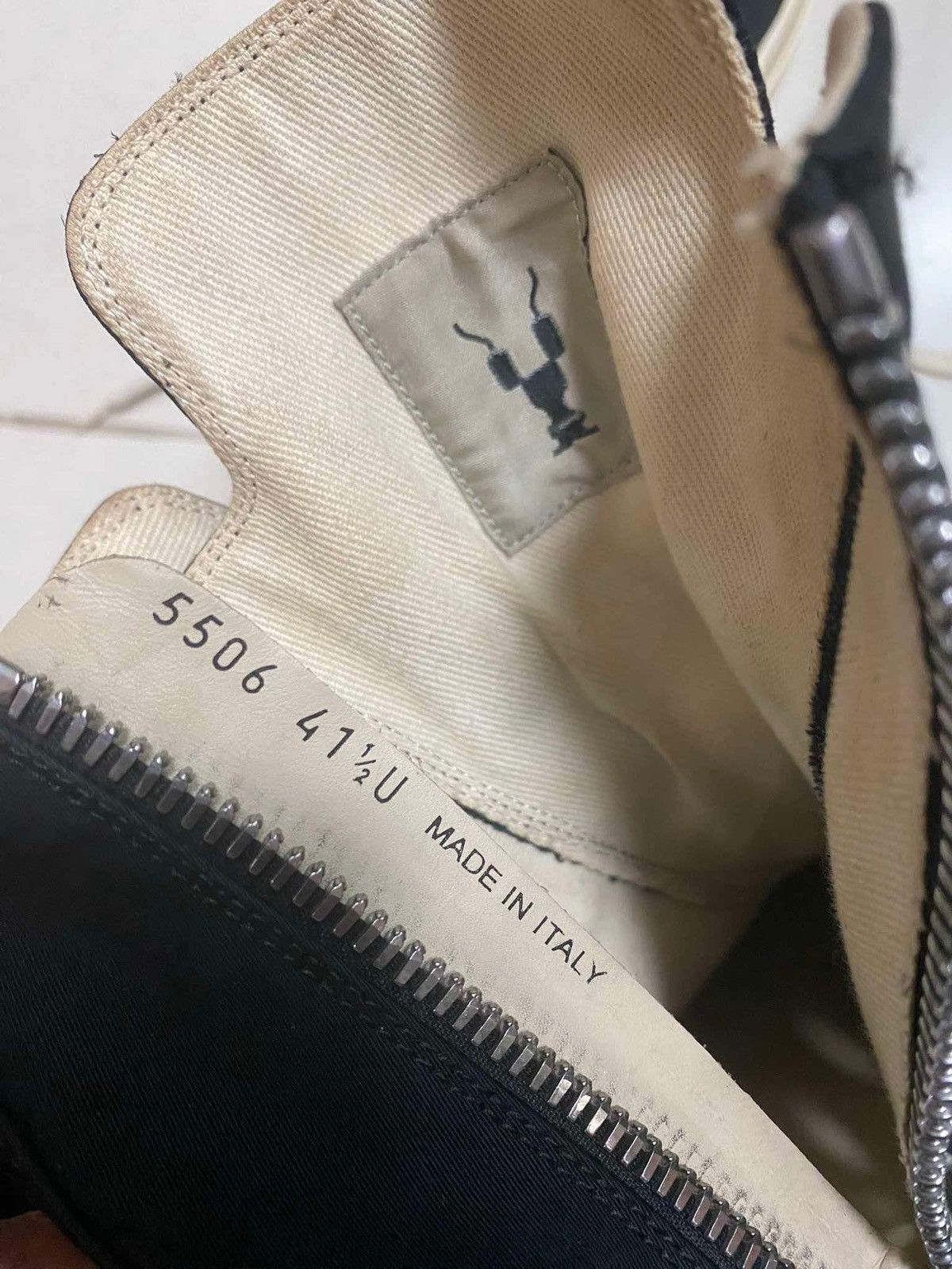 Rick Owens × Rick Owens Drkshdw Rick Owens Drkshdw ramones size 41.5 euro Size US 8.5 / EU 41-42 - 7 Thumbnail
