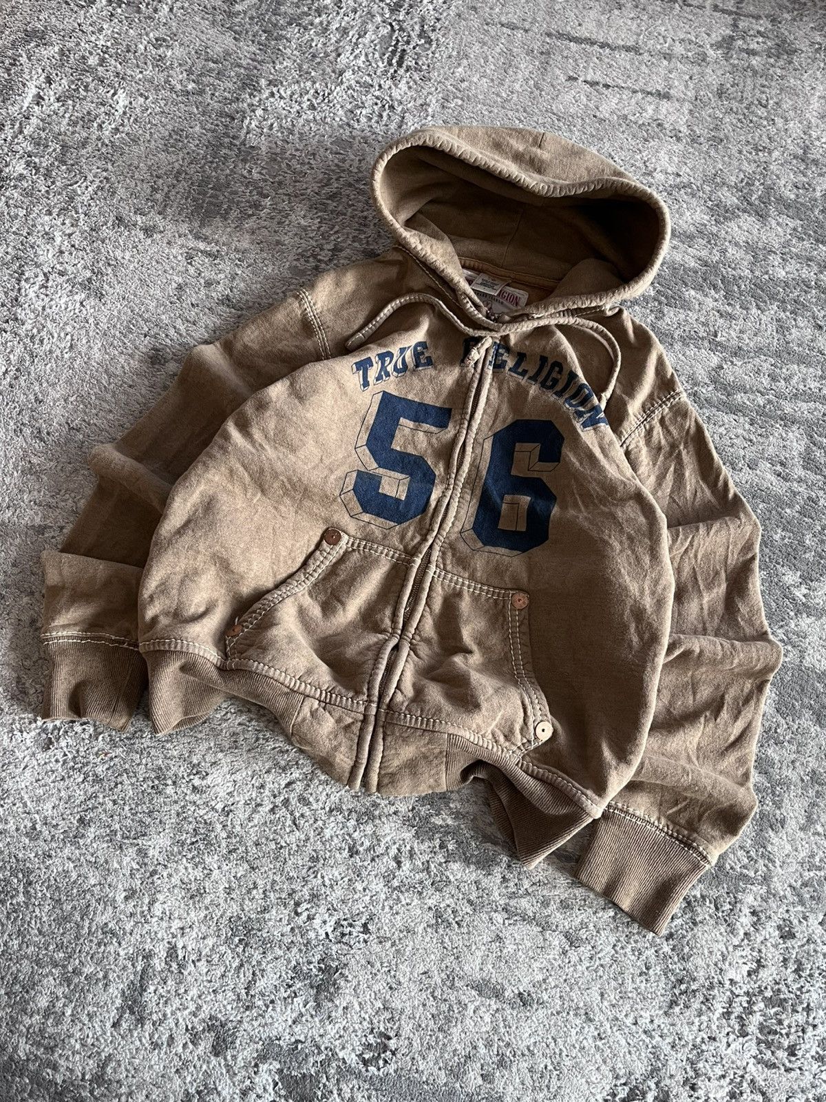 True Religion Vintage Y2K True Religion Zip Hoodie Size US L / EU 52-54 / 3 - 2 Thumbnail