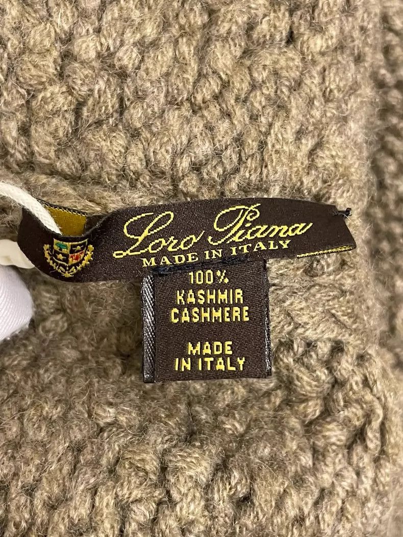 Loro Piana LORO PIANA Kakishay cashmere high collar irregular cloak Size S / US 4 / IT 40 - 4 Thumbnail