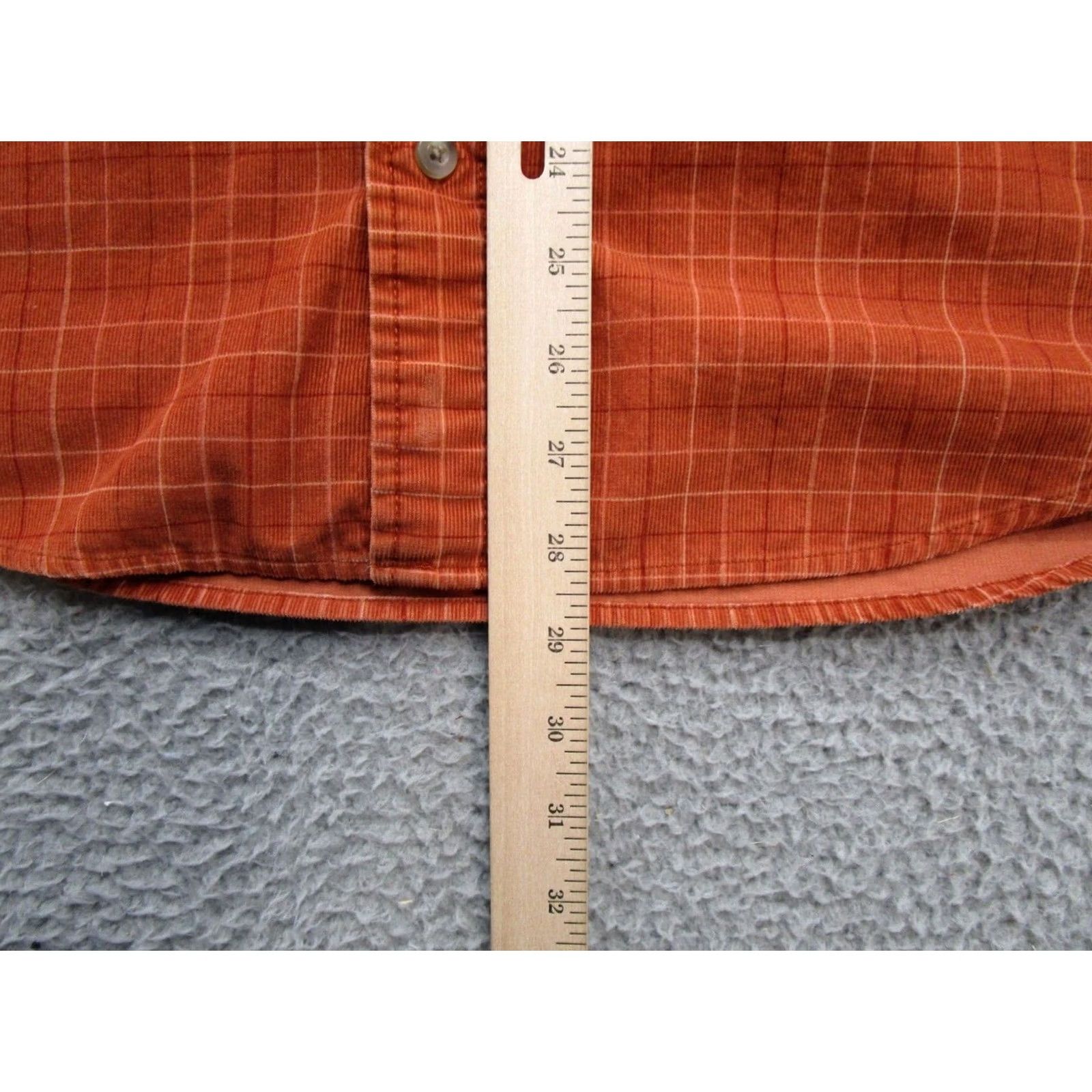 Eddie Bauer VINTAGE Eddie Bauer Mens Orange Corduroy Button-Down Long Sleeve Shirt S Jump to Primed Size US S / EU 44-46 / 1 - 7 Thumbnail