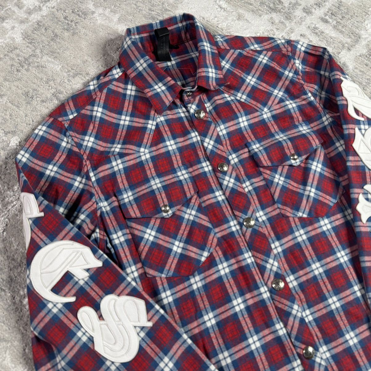 Chrome Hearts Guns n roses leather patch button up Size US L / EU 52-54 / 3 - 14 Thumbnail