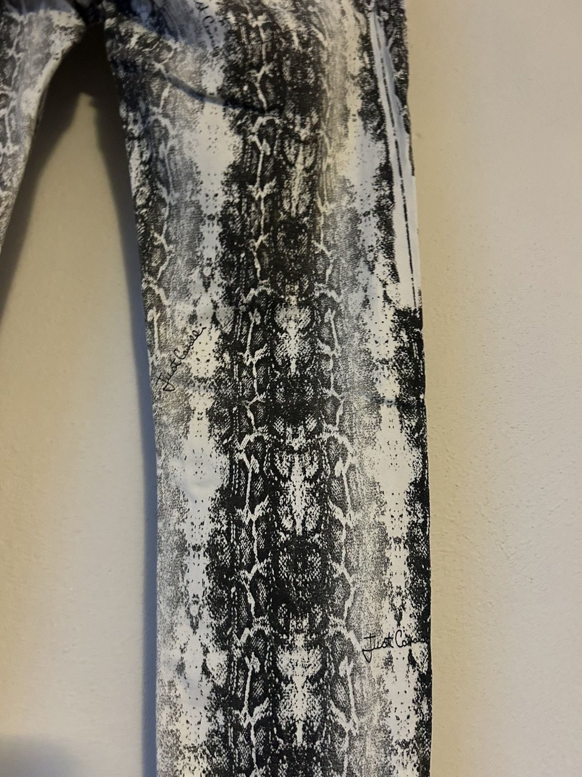 Just Cavalli Just Cavalli Python-Print Denim Jeans Size 29 Size 29" - 14 Thumbnail