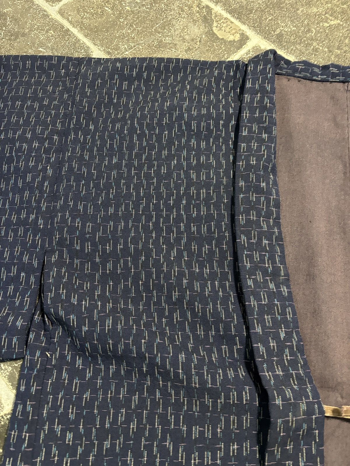 Vintage Japanese True Vintage Kimono Bath Robe Haori Jacket 50s 60s Size US S / EU 44-46 / 1 - 12 Thumbnail