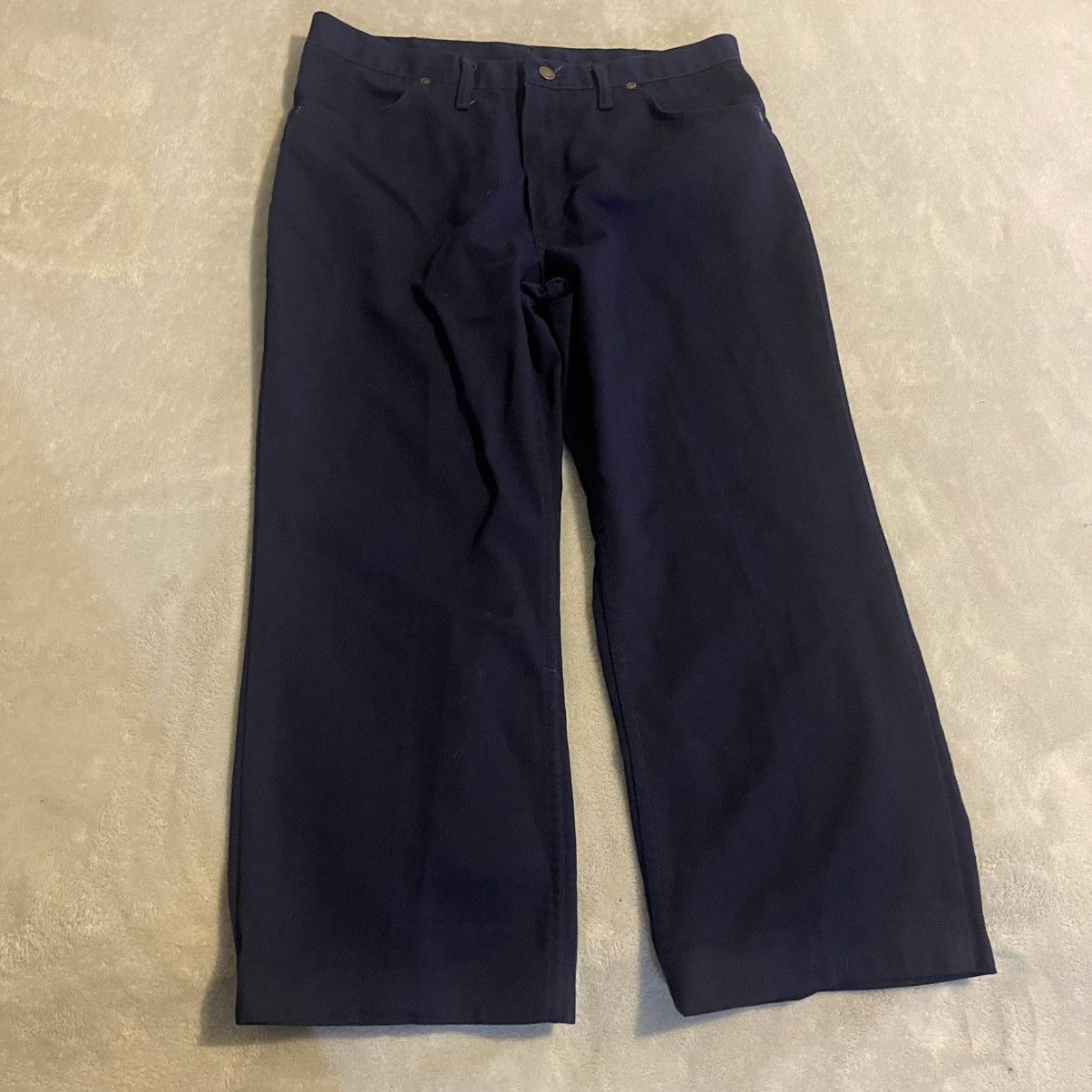 Rustler Vintage Rustler Pants Men 36x30 Blue Dress Slacks (34x25) Size US 34 / EU 50 - 1 Thumbnail