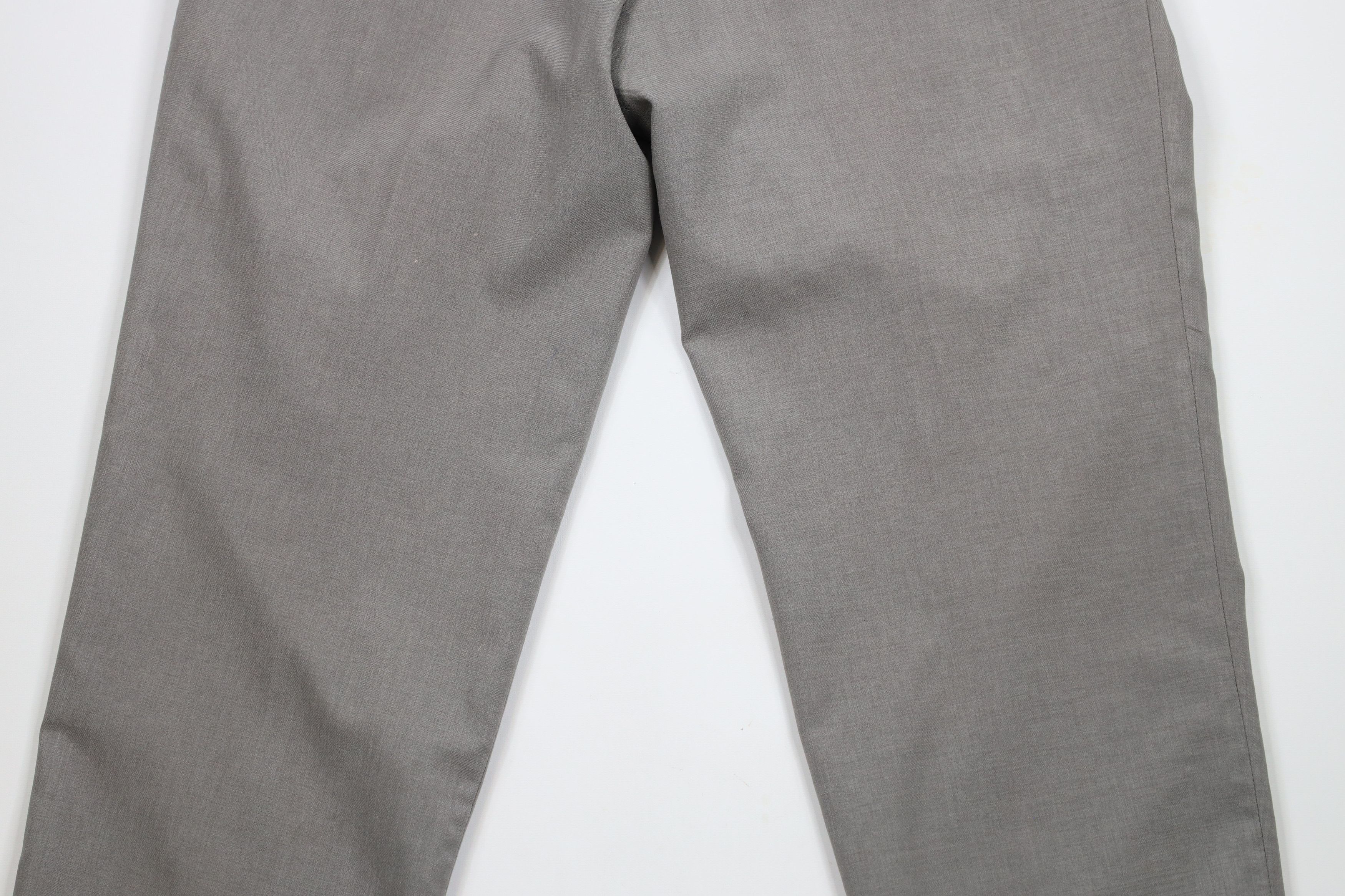 Levi's × Vintage Vintage 90s Levis Pleated Cuffed Wide Leg Chino Pants Gray Size US 34 / EU 50 - 14 Thumbnail