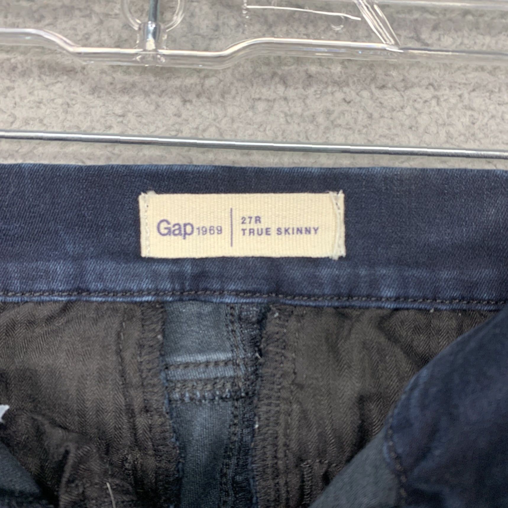 Gap Gap Jeggings Juniors Size 4R Dark Blue True Skinny Denim Jeans High Rise Stretch Size 27" / US 4 / IT 40 - 7 Thumbnail
