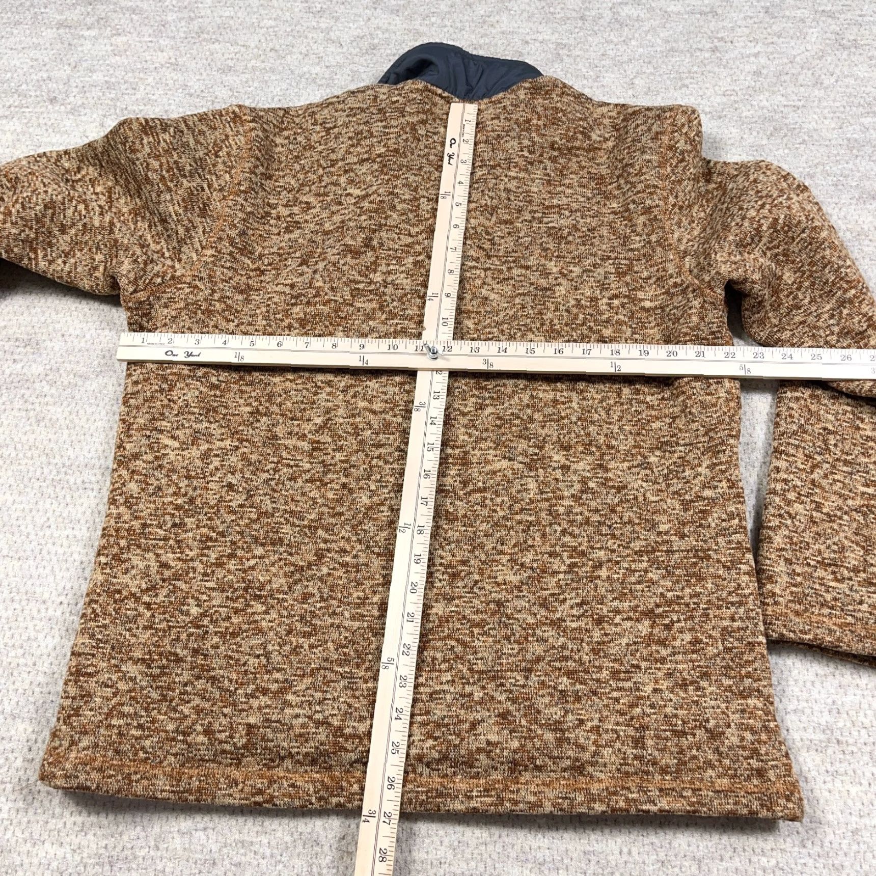 Eddie Bauer Eddie Bauer Sweater Men Large Brown Pullover Quarter Zip Fleece Jacket Heather Size US L / EU 52-54 / 3 - 7 Thumbnail